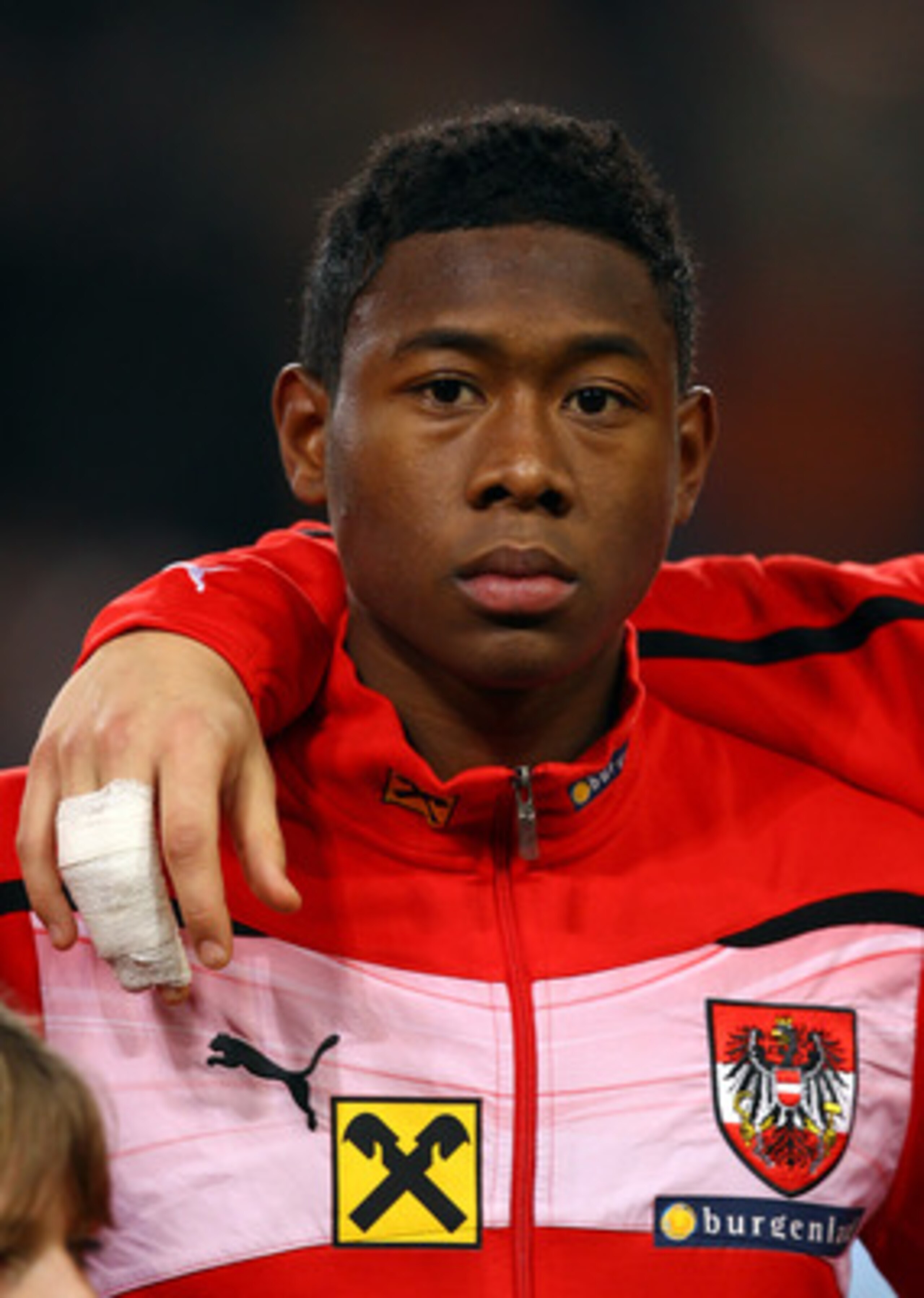 EINDHOVEN, NETHERLANDS - FEBRUARY 09:  David Alaba of Austria during the International Friendly match between The Netherlands and Austria at the Phillips Stadion on February 9, 2011 in Eindhoven, Netherlands.  (Photo by Richard Heathcote/Getty Images)