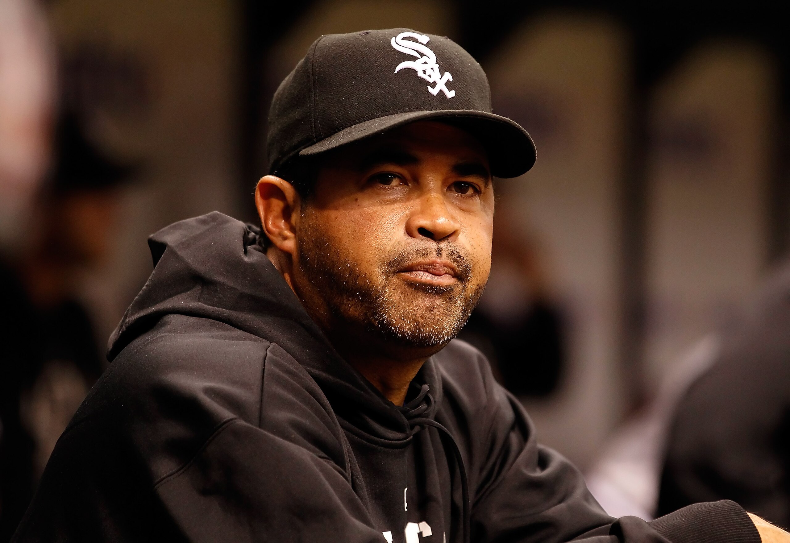 ST PETERSBURG, FL - APRIL 21:  Manager Ozzie Guillen #13 of the Chicago White Sox smiles against the Tampa Bay Rays during the game at Tropicana Field on April 21, 2011 in St. Petersburg, Florida.  (Photo by J. Meric/Getty Images)