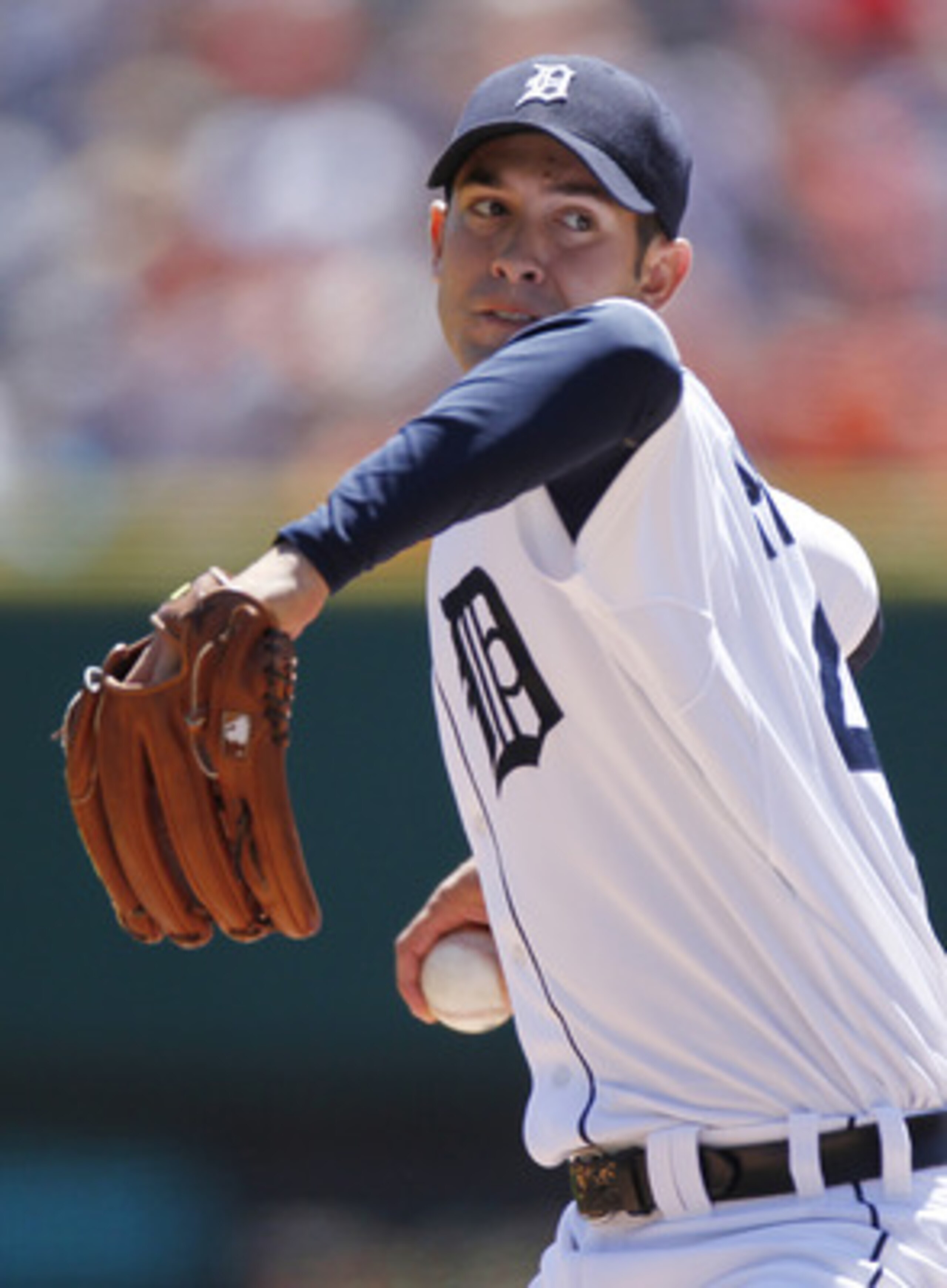 DETROIT, MI - MAY 05: Rick Porcello #48 of the Detroit Tigers throws a fifth inning pitch while playing the New York Yankees at Comerica Park on May 5, 2011 in Detroit, Michigan. Detroit won the game 6-3. (Photo by Gregory Shamus/Getty Images)