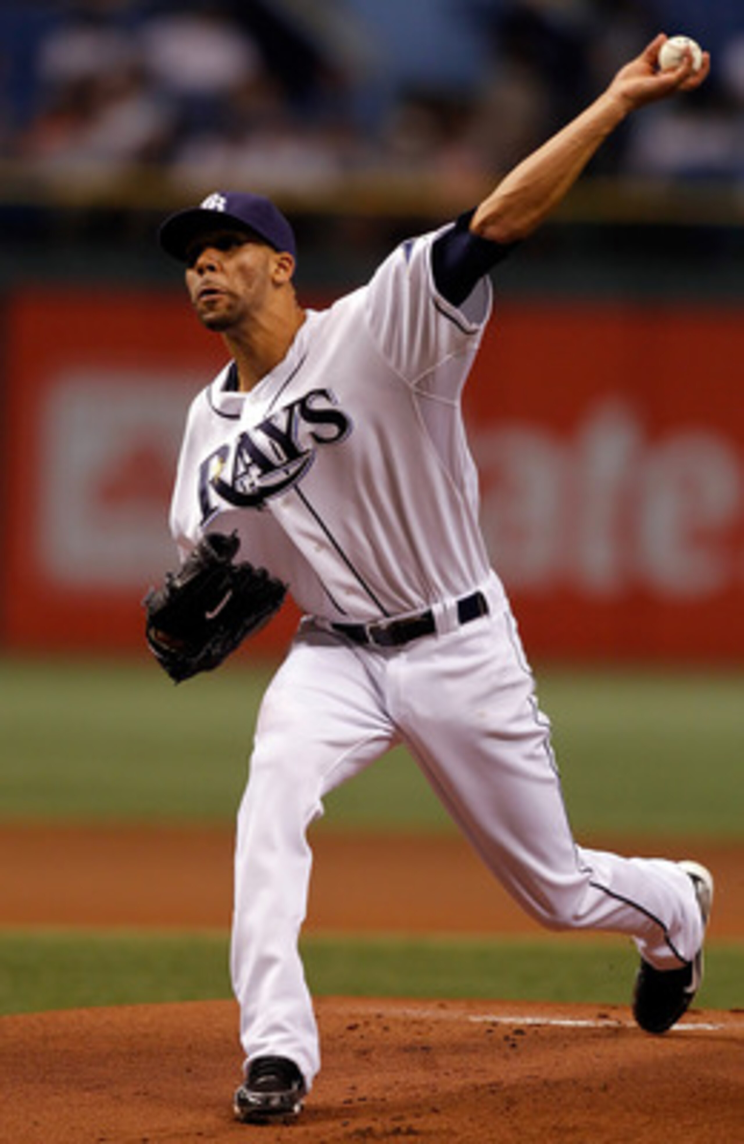 ST. PETERSBURG - JUNE 09:  Pitcher David Price #14 of the Tampa Bay Rays pitches against the Toronto Blue Jays during the game at Tropicana Field on June 9, 2010 in St. Petersburg, Florida.  (Photo by J. Meric/Getty Images)