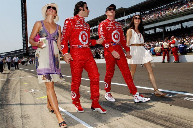 The Ganassi duo of Franchitti and Dixon