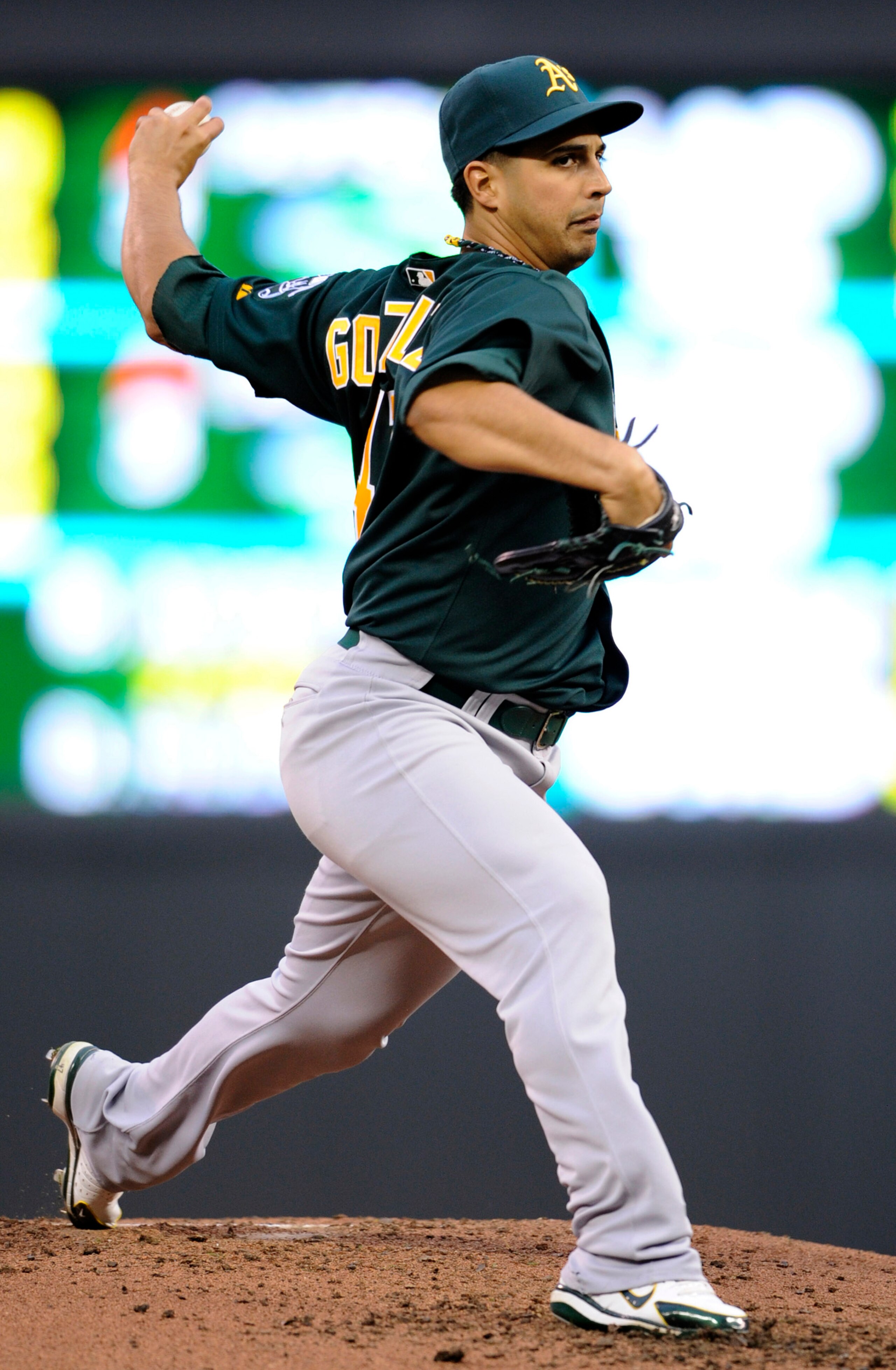 MINNEAPOLIS, MN - APRIL 9: Starting pitcher Gio Gonzalez #47 of the Oakland Athletics throws against the Minnesota Twins during the third inning of their game on April 9, 2011 at Target Field in Minneapolis, Minnesota. (Photo by Hannah Foslien/Getty Image MINNEAPOLIS, MN - APRIL 9: Starting pitcher Gio Gonzalez #47 of the Oakland Athletics throws against the Minnesota Twins during the third inning of their game on April 9, 2011 at Target Field in Minneapolis, Minnesota. (Photo by Hannah Foslien/Getty Image