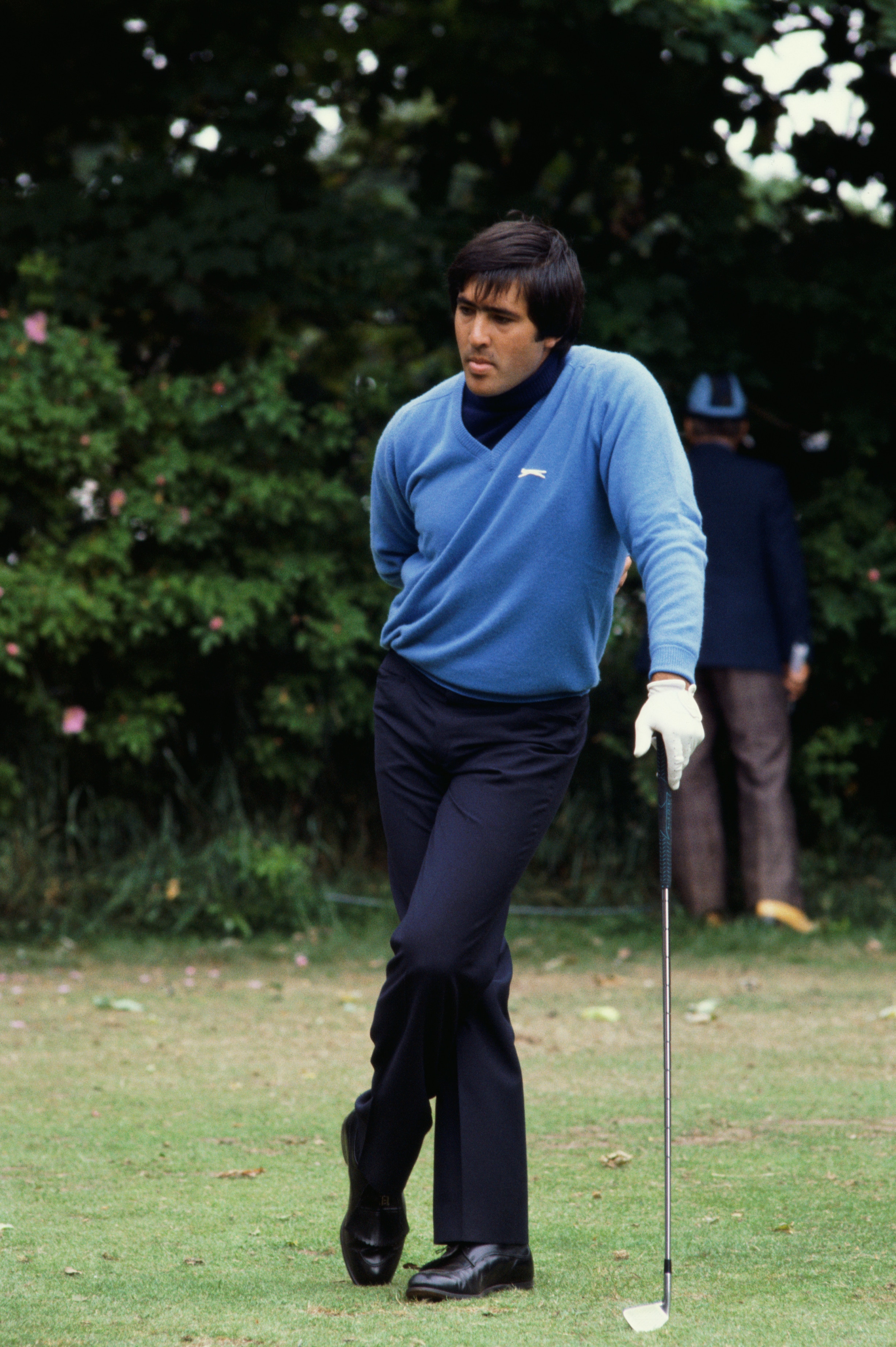Spanish golfer Seve Ballesteros competing in the Open Championship at the Royal Lytham and St Annes Golf Club, Lancashire, July 1979. Ballesteros won the tournament. (Photo by Steve Powell/Getty Images)