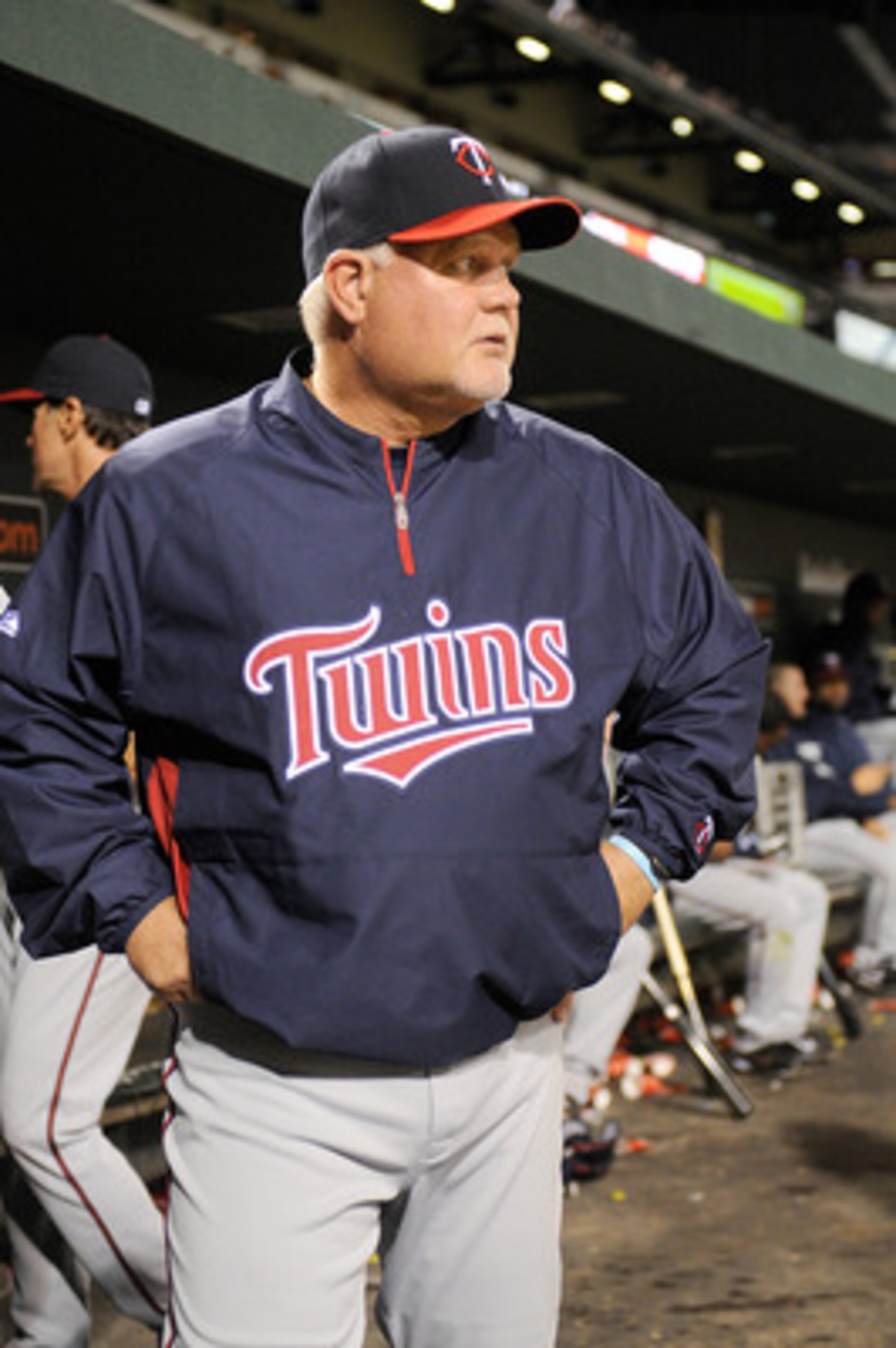 BALTIMORE, MD - APRIL 20:  Manager Ron Gardenhire of the Minnesota Twins watches the game against the Baltimore Orioles at Oriole Park at Camden Yards on April 20, 2011 in Baltimore, Maryland.  (Photo by Greg Fiume/Getty Images)