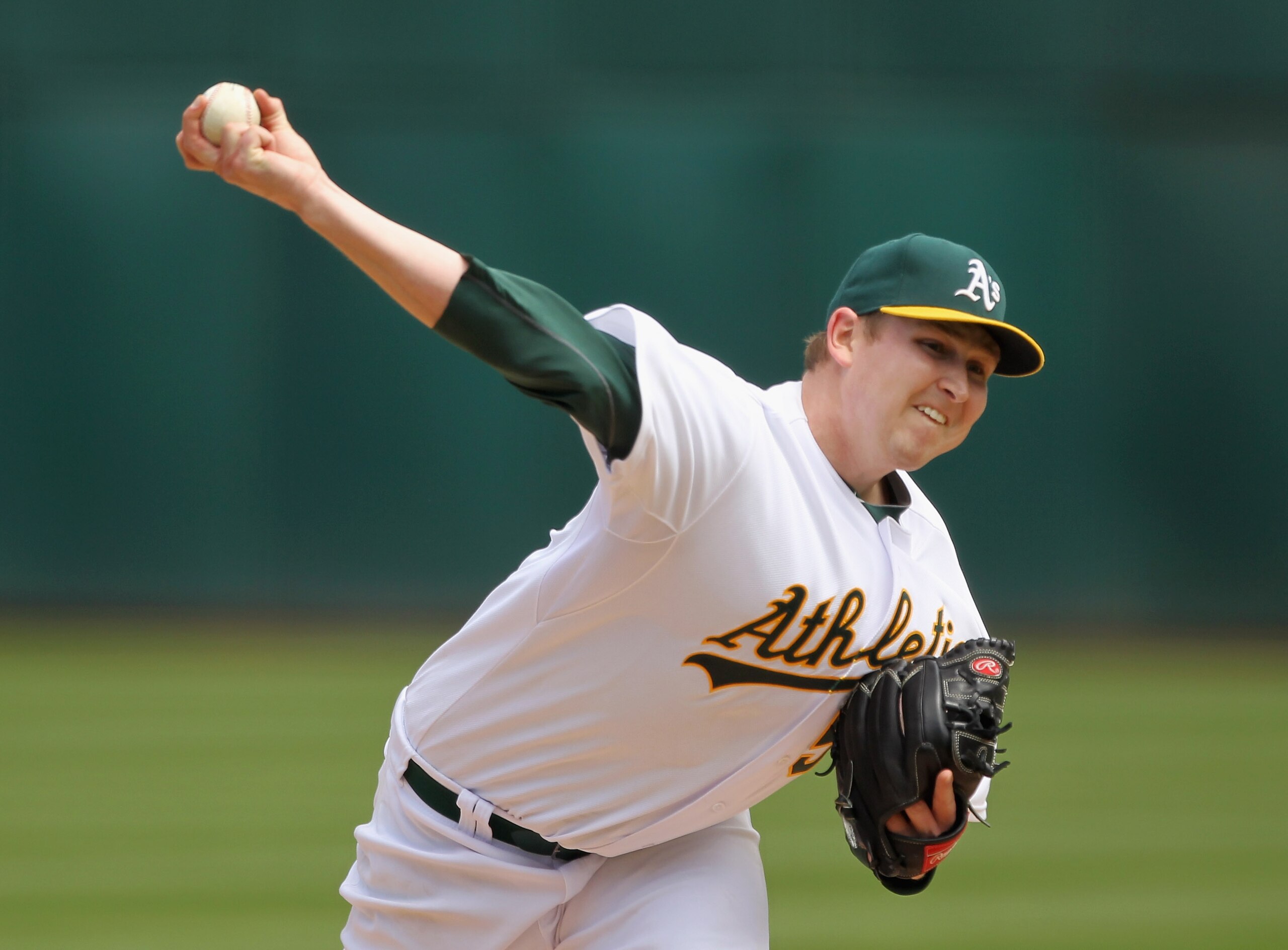 OAKLAND, CA - APRIL 17:  Trevor Cahill #53 of the Oakland Athletics picthes against the Detroit Tigers at Oakland-Alameda County Coliseum on April 17, 2011 in Oakland, California.  (Photo by Ezra Shaw/Getty Images)