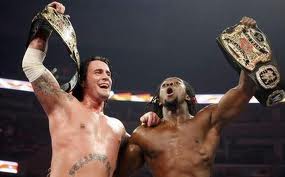 CM Punk and Kofi Kingston as World Tag Team Champions