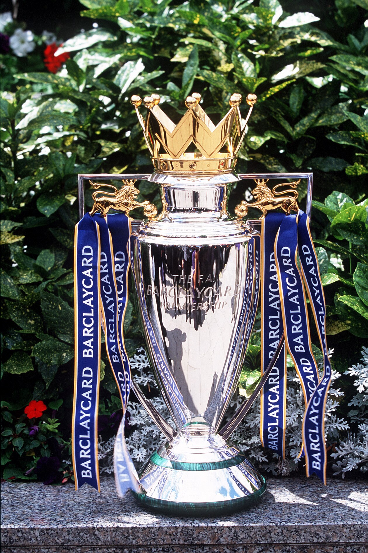 8 Aug 2001 :  The new FA Barclaycard Premiership Trophy at the Royal Lancaster Hotel, London. Mandatory Credit: Andrew Redington/ALLSPORT