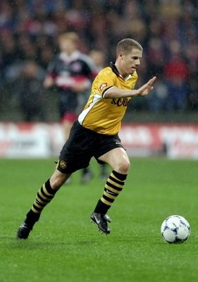 Oct 1998:  Lars Ricken of Borussia Dortmund in action during a match against Bayern Munich in Munich, Germany.   \ Mandatory Credit: Gary M Prior/Allsport
