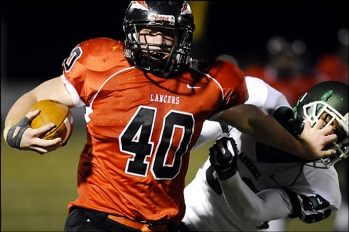 Fullback Zach Zwinak could be a nice complement behind Redd. Photo: The Washington Post.