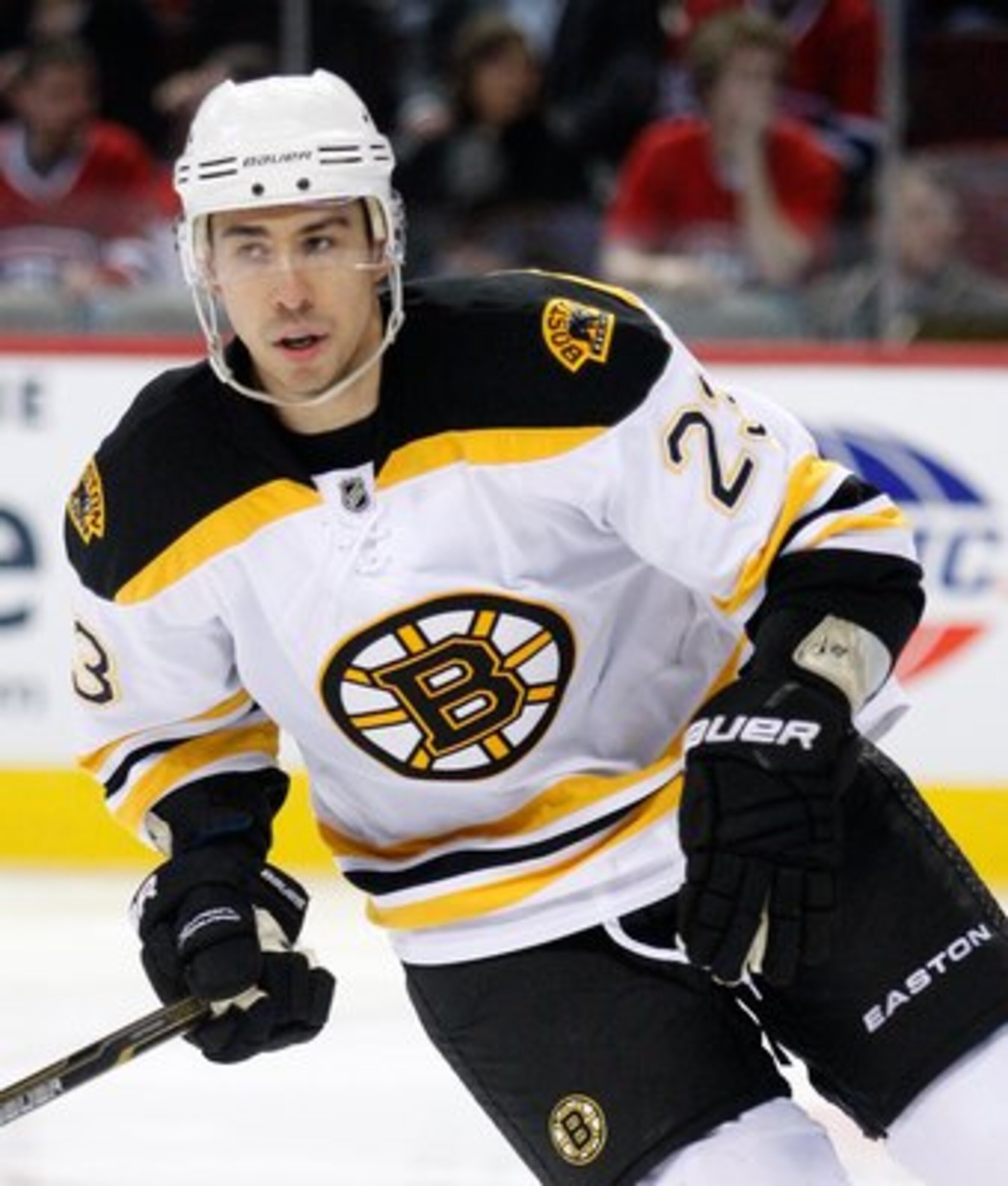 MONTREAL, CANADA - MARCH 8: Chris Kelly #23 of the Boston Bruins skates during the NHL game against the Montreal Canadiens at the Bell Centre on March 8, 2011 in Montreal, Quebec, Canada. The Canadiens defeated the Bruins 4-1. (Photo by Richard Wolowic MONTREAL, CANADA - MARCH 8: Chris Kelly #23 of the Boston Bruins skates during the NHL game against the Montreal Canadiens at the Bell Centre on March 8, 2011 in Montreal, Quebec, Canada. The Canadiens defeated the Bruins 4-1. (Photo by Richard Wolowic