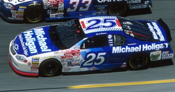20 Feb 2000: Jerry Nadeau #25 races in the Daytona 500 at Daytona International Speedway in Daytona Beach, Florida. Mandatory Credit: Jamie Squire/ALLSPORT 20 Feb 2000: Jerry Nadeau #25 races in the Daytona 500 at Daytona International Speedway in Daytona Beach, Florida. Mandatory Credit: Jamie Squire/ALLSPORT
