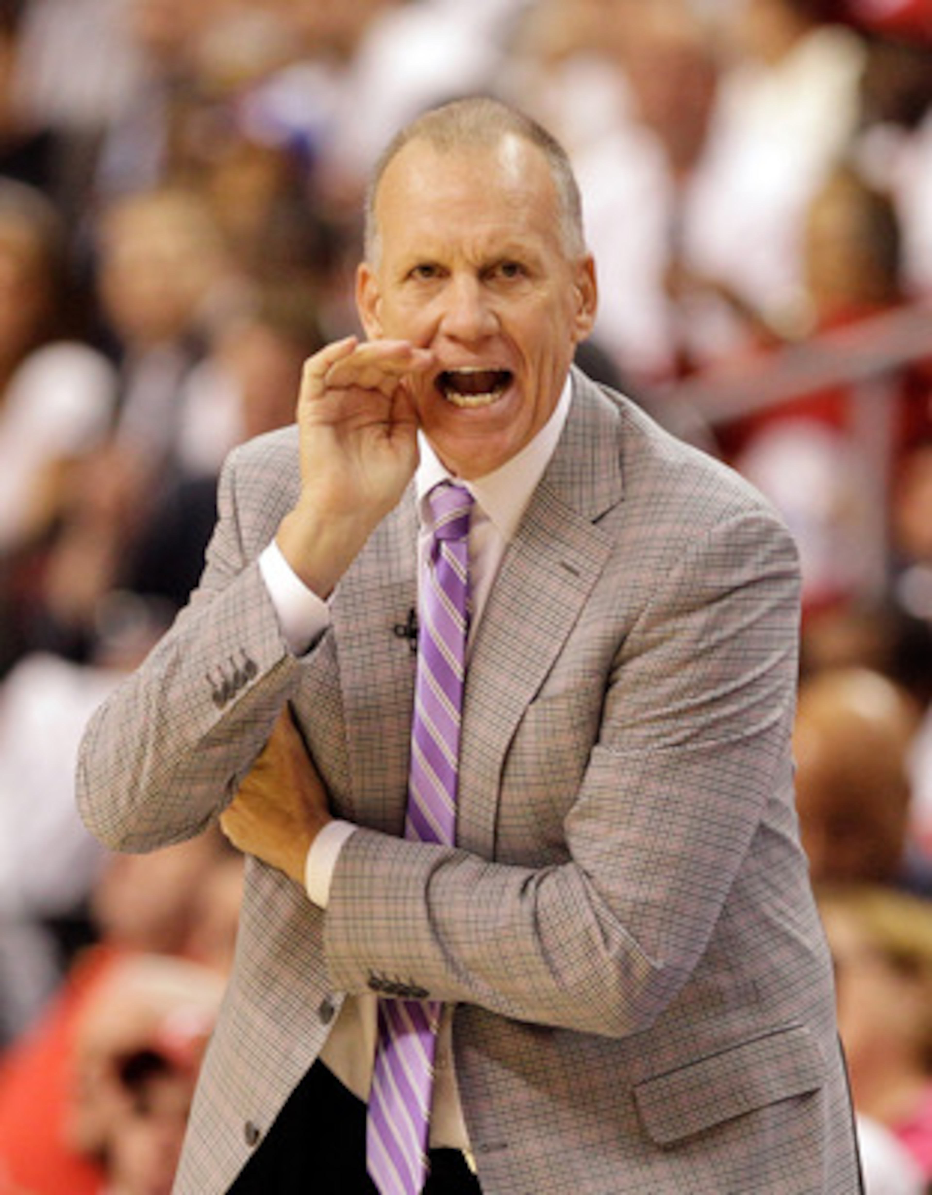 PHILADELPHIA, PA - APRIL 21:  Head coach Doug Collins of the Philadelphia 76ers during Game Three of the Eastern Conference Quarterfinals against the Miami Heat during the 2011 NBA Playoffs at Wells Fargo Center on April 21, 2011 in Philadelphia, Pennsylv
