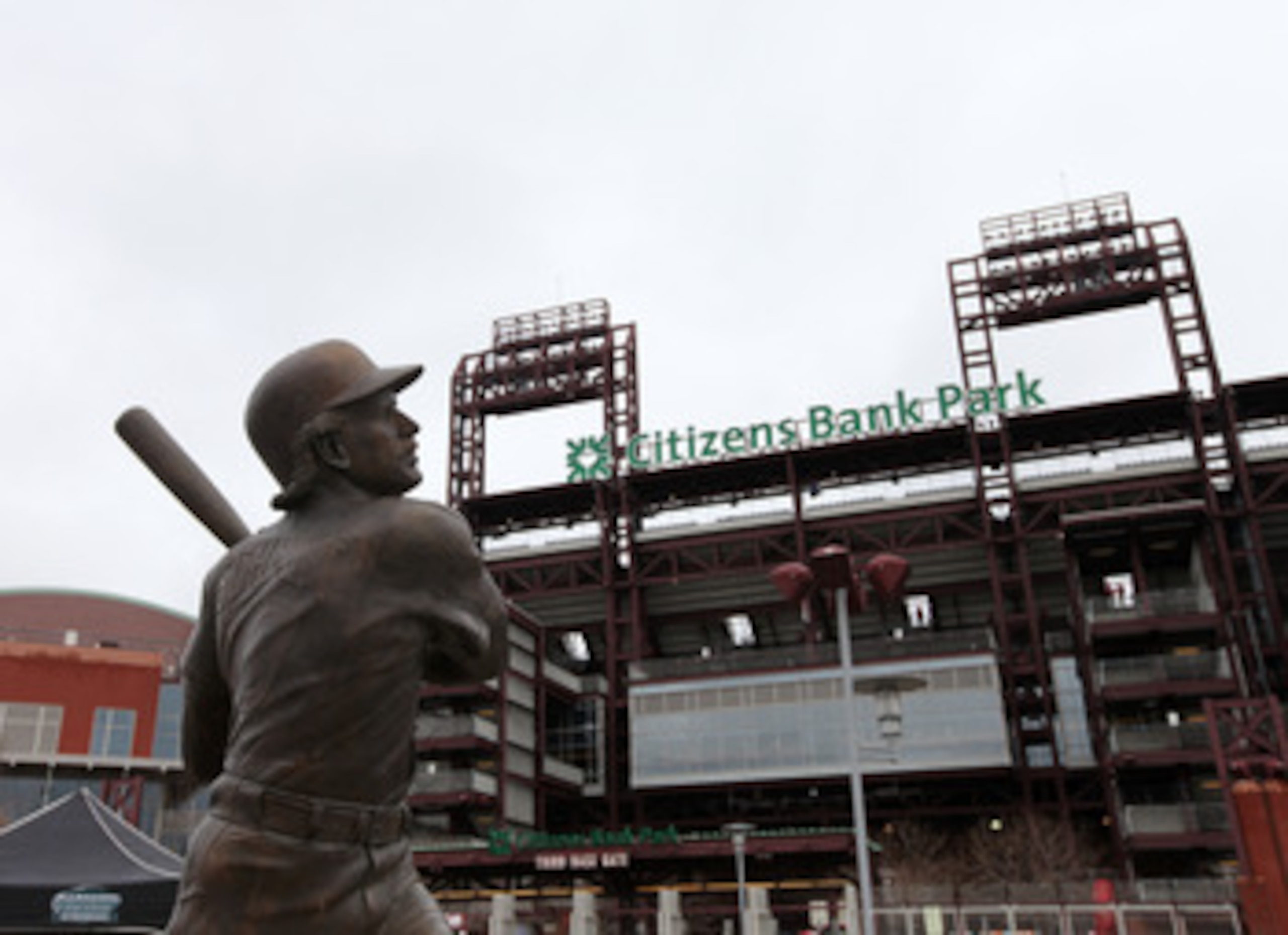 PHILADELPHIA, PA - APRIL 01: The outside of Citizens Bank Park during opening day between the Philadelphia Phillies and the Houston Astros on April 1, 2011 in Philadelphia, Pennsylvania. (Photo by Rob Carr/Getty Images) PHILADELPHIA, PA - APRIL 01: The outside of Citizens Bank Park during opening day between the Philadelphia Phillies and the Houston Astros on April 1, 2011 in Philadelphia, Pennsylvania. (Photo by Rob Carr/Getty Images)