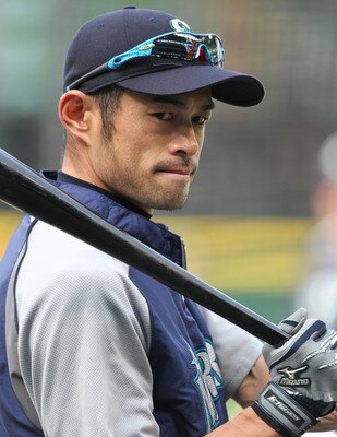 SEATTLE - MAY 04:  Ichiro Suzuki #51 of the Seattle Mariners looks on during batting practice prior to the game against the Texas Rangers at Safeco Field on May 4, 2011 in Seattle, Washington. (Photo by Otto Greule Jr/Getty Images)