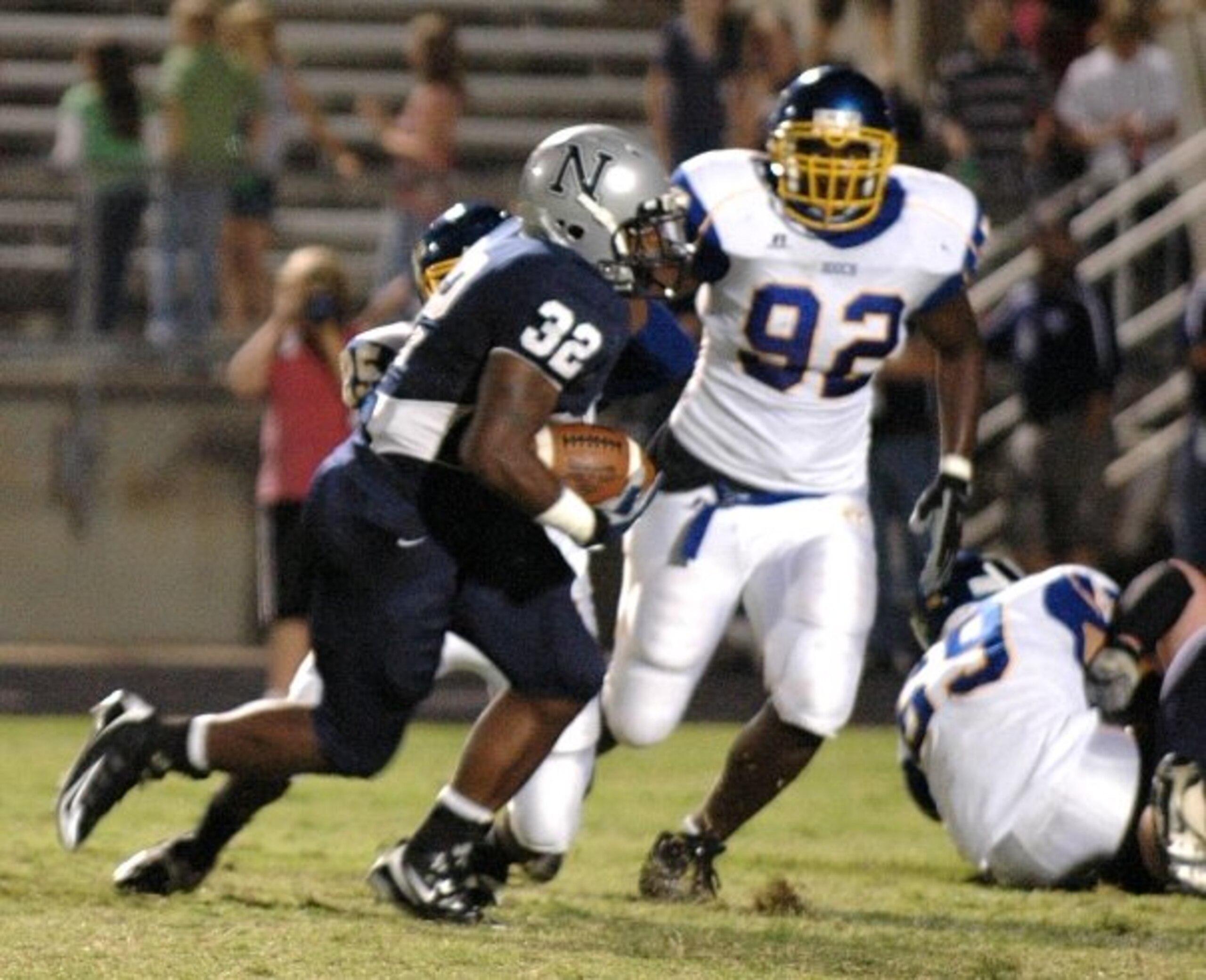 Barron Dixon about to plant another running back.