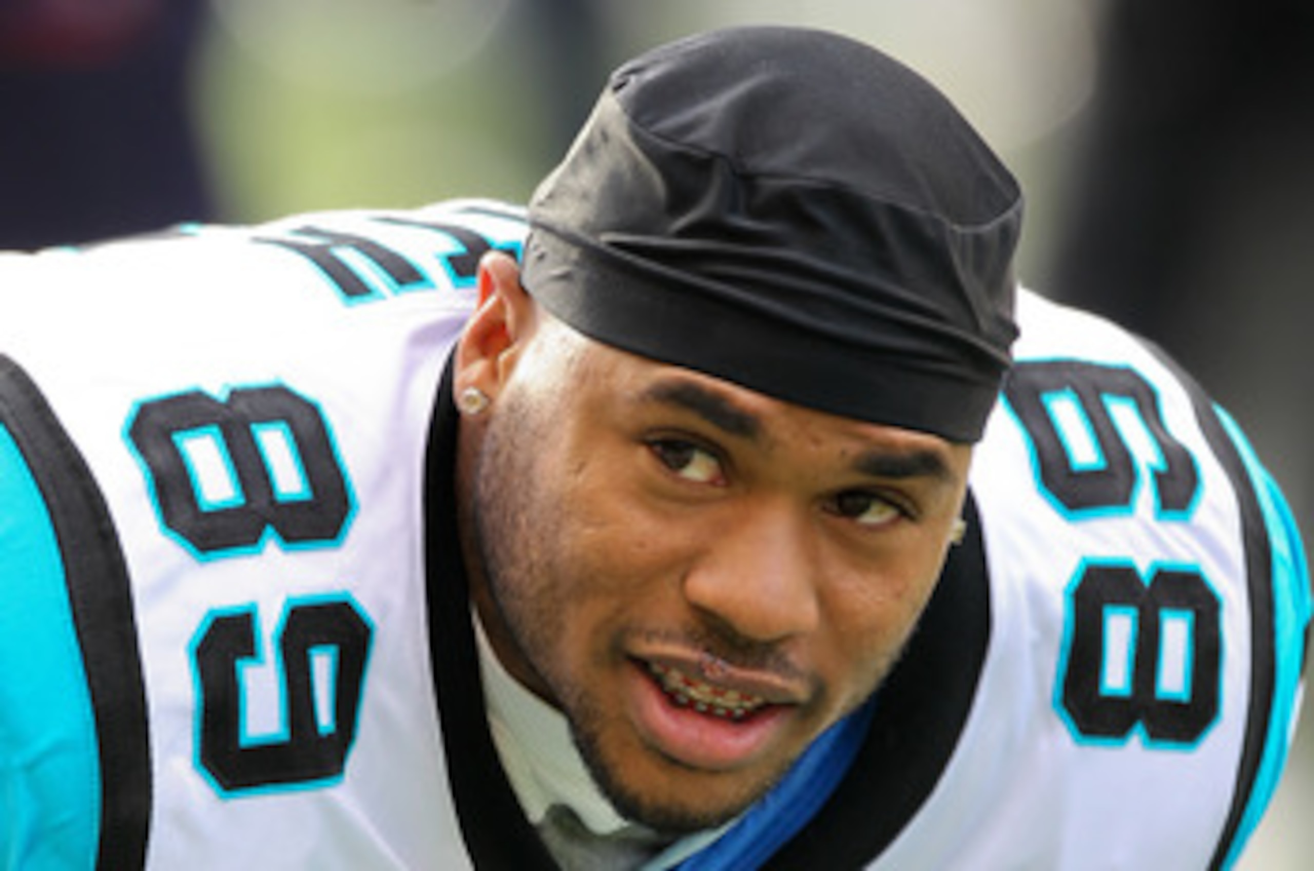 SEATTLE - DECEMBER 05:  Wide receiver Steve Smith #89 of the Carolina Panthers looks on during warmups prior to the game against the Seattle Seahawks at Qwest Field on December 5, 2010 in Seattle, Washington. The Seahawks won, 31-14. (Photo by Otto Greule