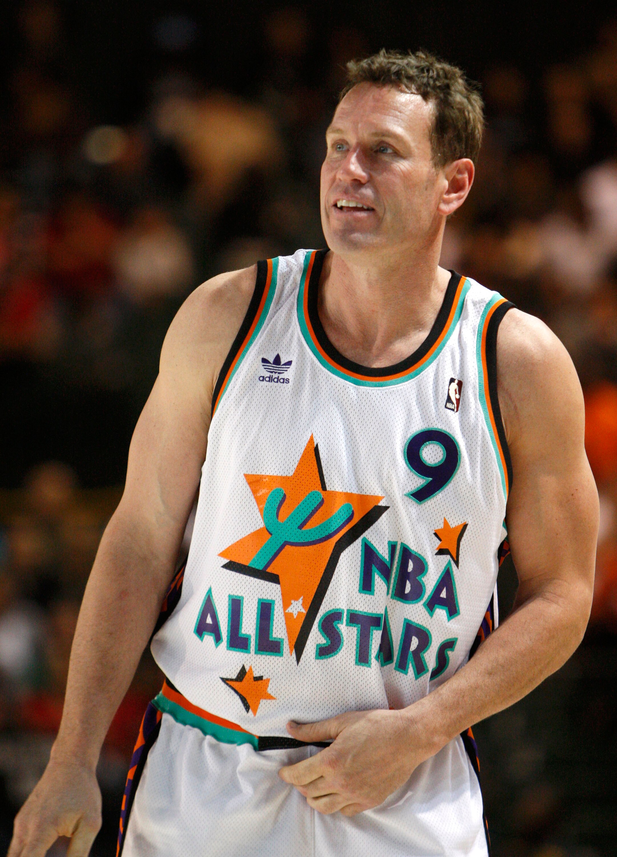 PHOENIX - FEBRUARY 13:  Phoenix Suns legend Dan Majerle plays during the McDonald's All-Star Celebrity Game held at the Phoenix Convention Center on February 13, 2009 in Phoenix, Arizona.  (Photo by Nick Doan/Getty Images)
