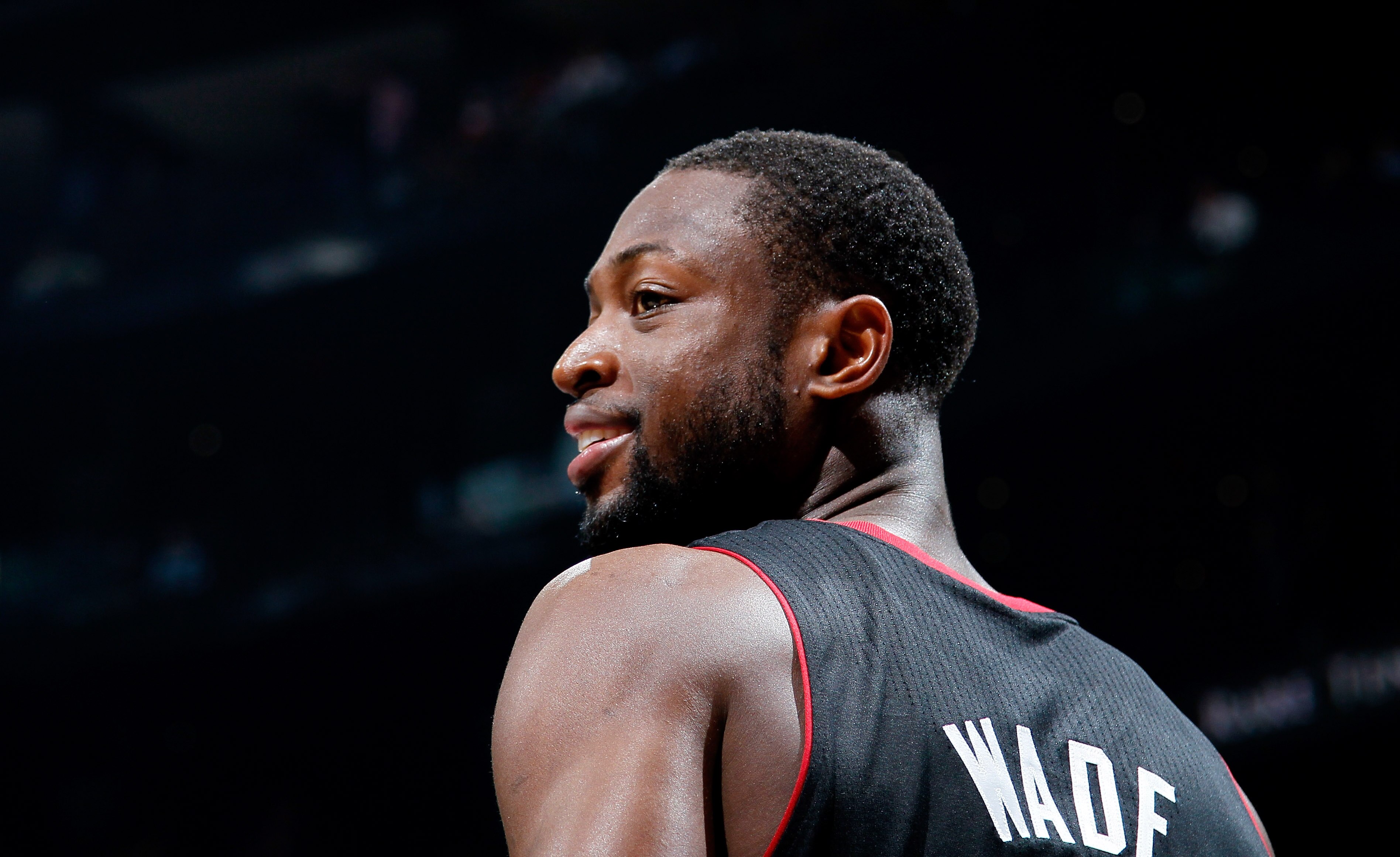 ATLANTA, GA - APRIL 11:  Dwyane Wade #3 of the Miami Heat against the Atlanta Hawks at Philips Arena on April 11, 2011 in Atlanta, Georgia.  NOTE TO USER: User expressly acknowledges and agrees that, by downloading and/or using this Photograph, user is co