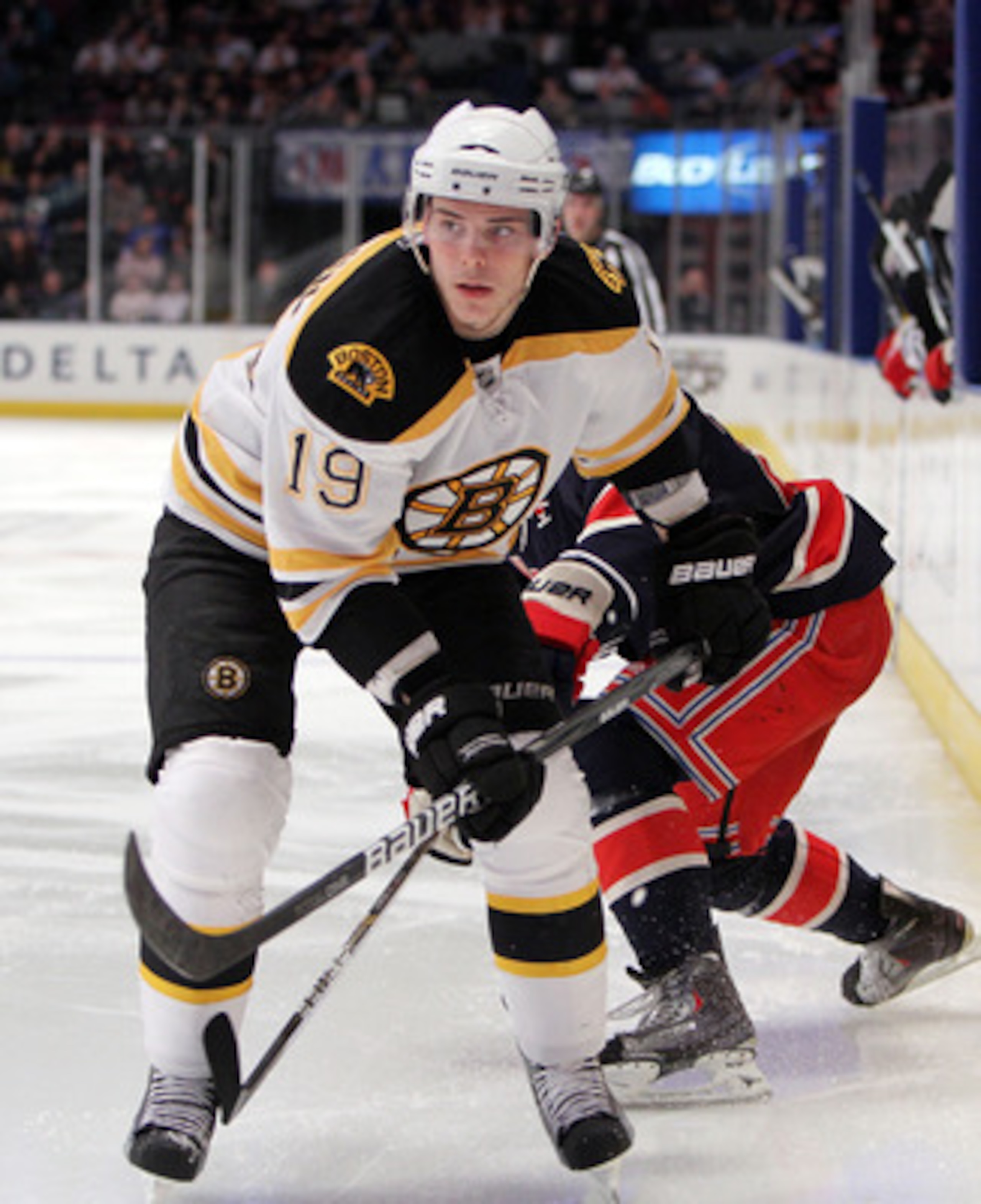 NEW YORK, NY - APRIL 04:  Tyler Seguin #19 of the Boston Bruins skates against the New York Rangers at Madison Square Garden on April 4, 2011 in New York City. The Rangers defeated the Bruins 5-3.  (Photo by Bruce Bennett/Getty Images)