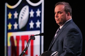 DALLAS, TX - FEBRUARY 04:  Head coach Mike McCarthy of the Green Bay Packers speaks during a press conference at the Super Bowl XLV media center on February 4, 2011 in Dallas, Texas. The Green Bay Packers will play the Pittsburgh Steelers in Super Bowl XL