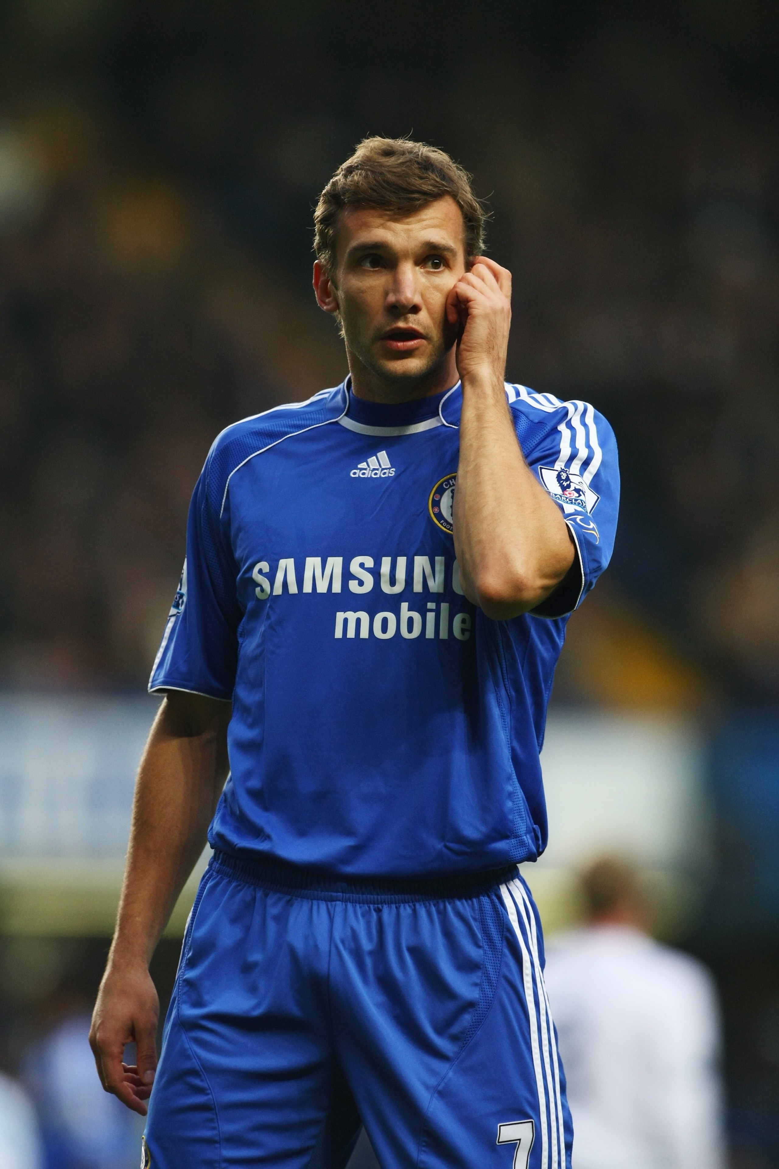 LONDON - OCTOBER 27: Andriy Shevchenko of Chelsea during the Barclays Premier League match between Chelsea and Manchester City at Stamford Bridge on October 27, 2007 in London, England. (Photo by Clive Rose/Getty Images) LONDON - OCTOBER 27: Andriy Shevchenko of Chelsea during the Barclays Premier League match between Chelsea and Manchester City at Stamford Bridge on October 27, 2007 in London, England. (Photo by Clive Rose/Getty Images)