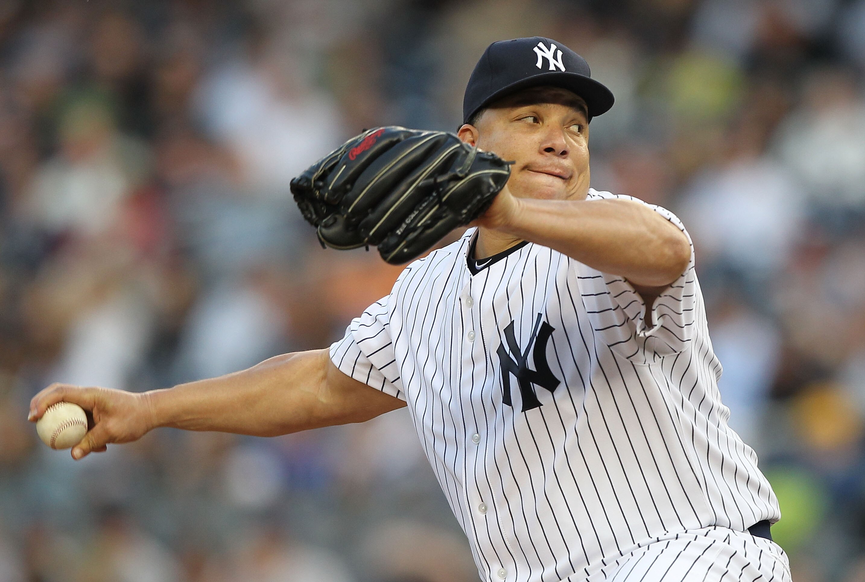 NEW YORK, NY - MAY 13:  Bartolo Colon #40 of the New York Yankees pitches against the Boston Red Sox during their game on May 13, 2011 at Yankee Stadium in the Bronx borough of New York City.  (Photo by Al Bello/Getty Images)