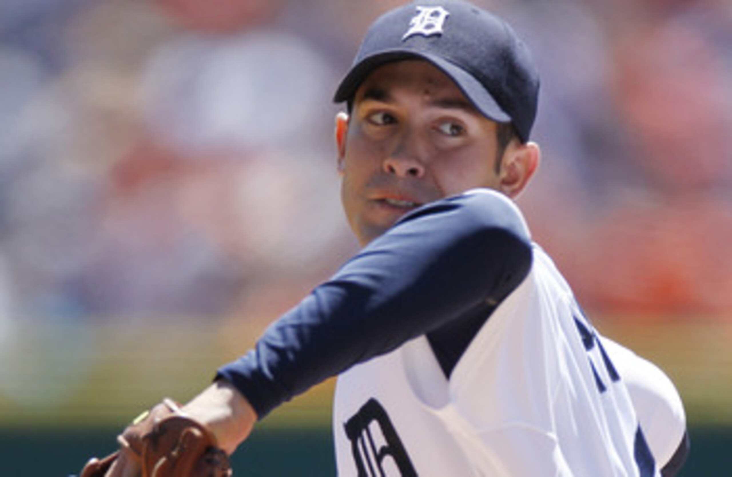 DETROIT, MI - MAY 05: Rick Porcello #48 of the Detroit Tigers throws a fifth inning pitch while playing the New York Yankees at Comerica Park on May 5, 2011 in Detroit, Michigan. Detroit won the game 6-3. (Photo by Gregory Shamus/Getty Images)