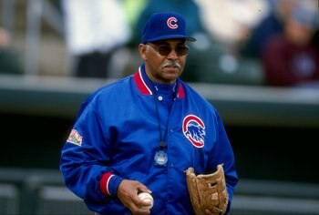 21 Feb 1998:  Billy Williams of the Chicago Cubs at Spring Training at the Hohokam Park in Mesa, Arizona.