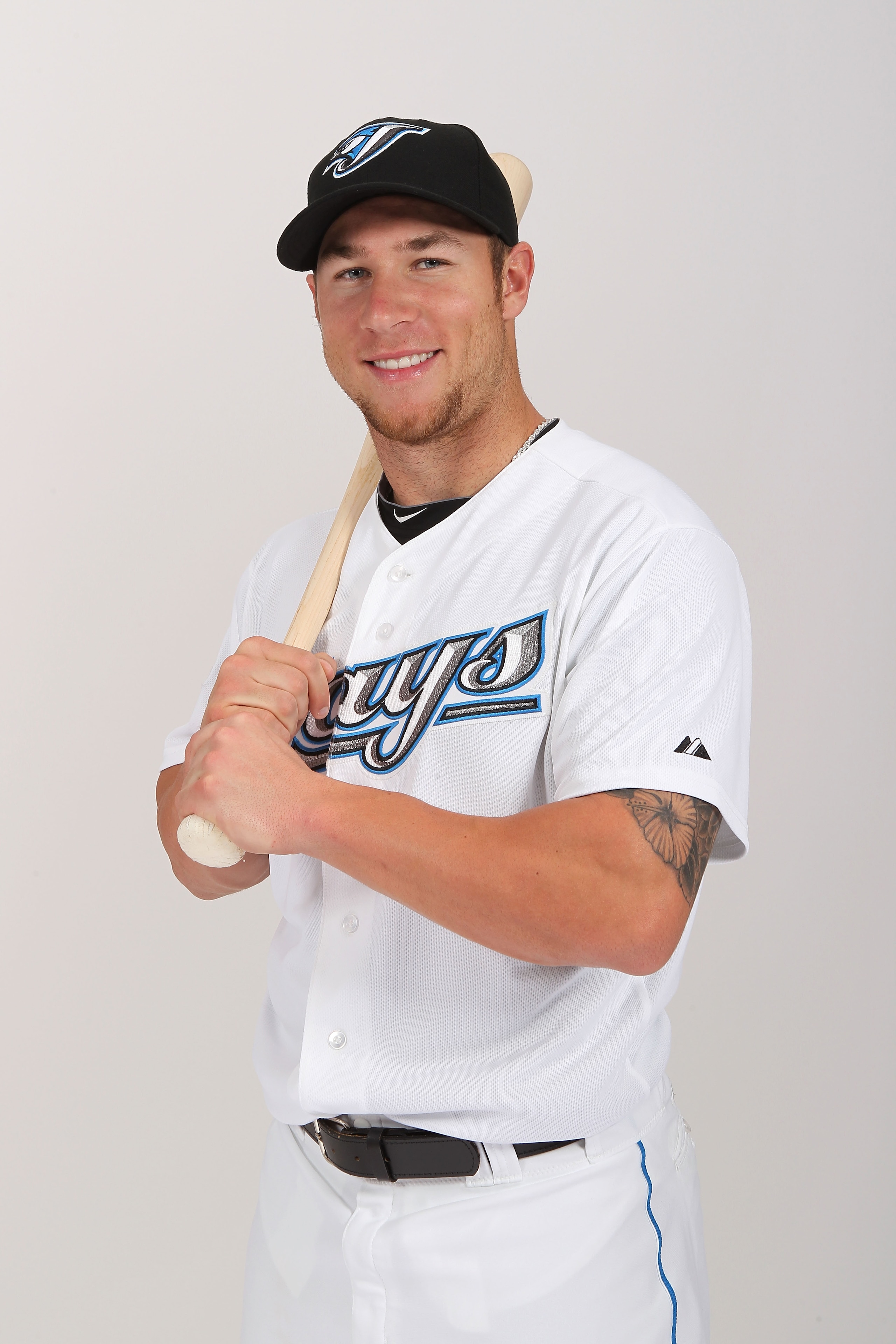 DUNEDIN, FL - FEBRUARY 20: Brett Lawrie #13 of the Toronto Blue Jays poses during photo day at Florida Auto Exchange Stadium on February 20, 2011 in Dunedin, Florida. (Photo by Nick Laham/Getty Images) DUNEDIN, FL - FEBRUARY 20: Brett Lawrie #13 of the Toronto Blue Jays poses during photo day at Florida Auto Exchange Stadium on February 20, 2011 in Dunedin, Florida. (Photo by Nick Laham/Getty Images)