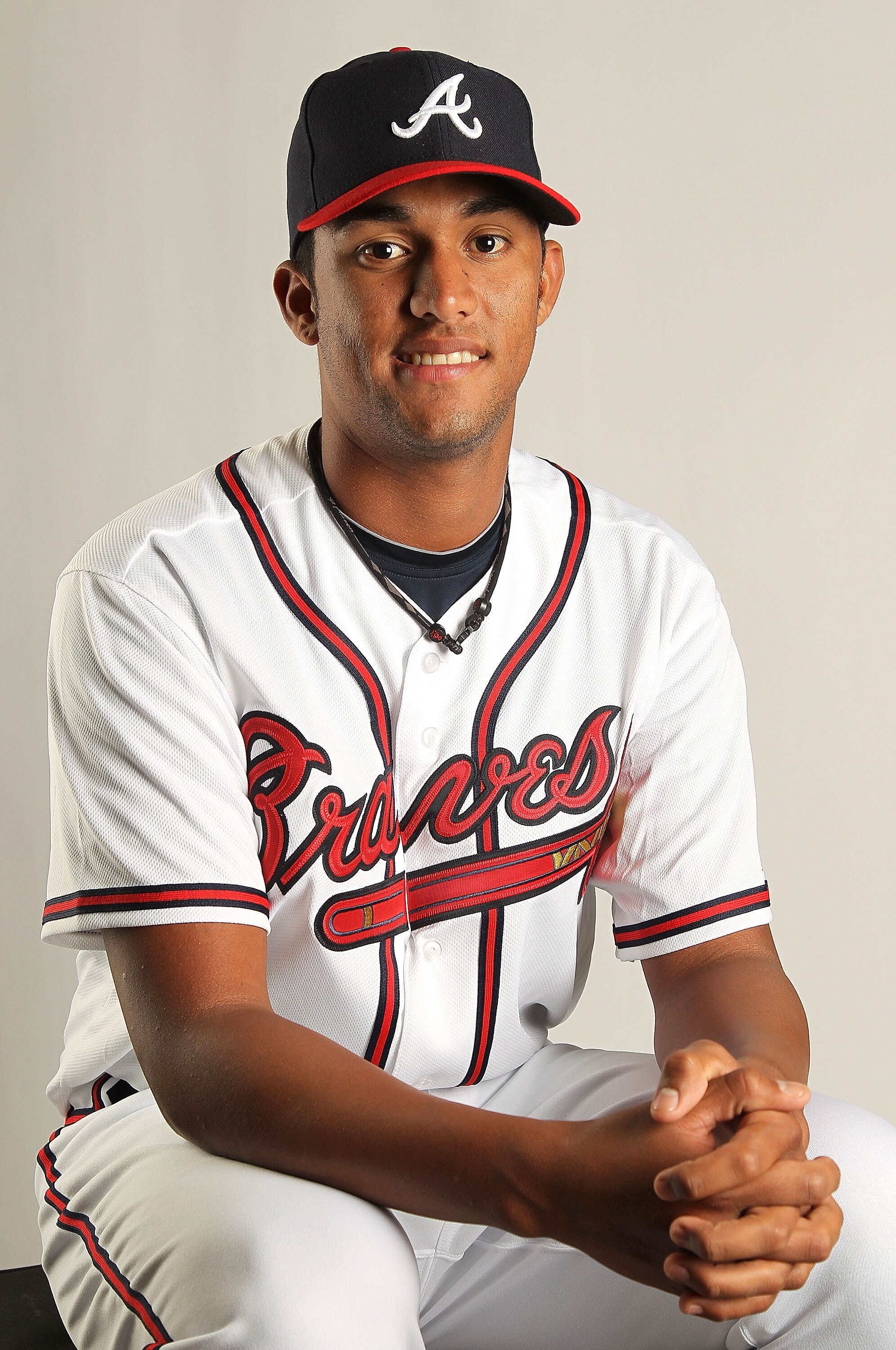 LAKE BUENA VISTA, FL - FEBRUARY 21: Randall Delgado #65 of the Atlanta Braves during Photo Day at  Champion Stadium at ESPN Wide World of Sports of Complex on February 21, 2011 in Lake Buena Vista, Florida.  (Photo by Mike Ehrmann/Getty Images)