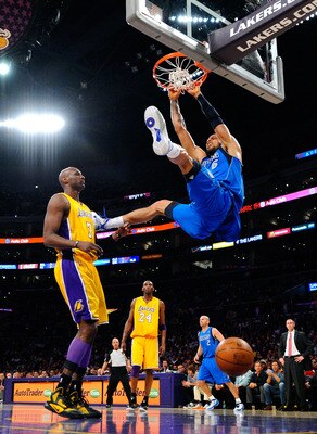 LOS ANGELES, CA - MAY 04:  Tyson Chandler #6 of the Dallas Mavericks dunks the ball in the first quarter while taking on the Los Angeles Lakers in Game Two of the Western Conference Semifinals in the 2011 NBA Playoffs at Staples Center on May 4, 2011 in L