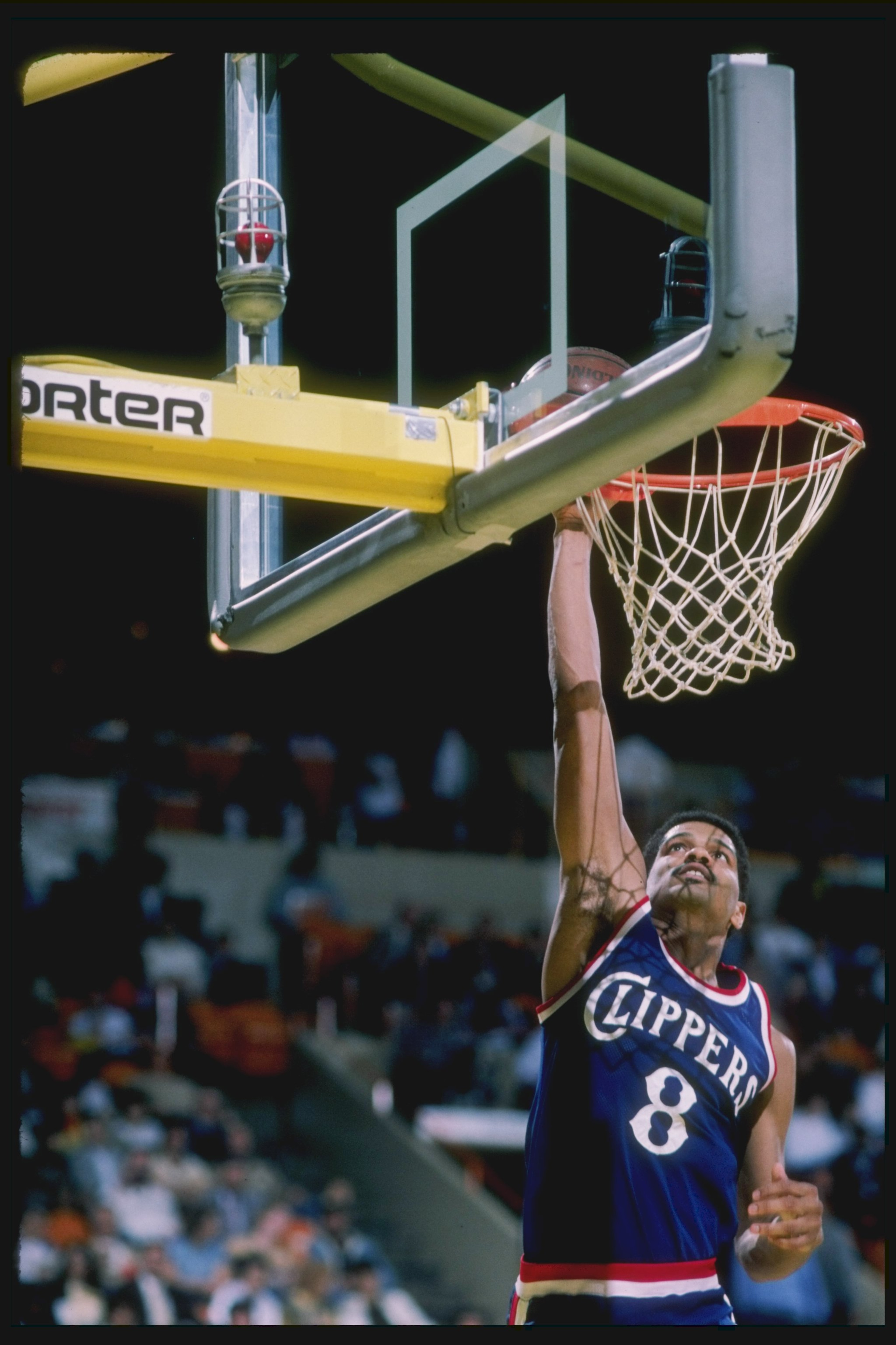 Marques Johnson of the Los Angeles Clippers goes up for two. Marques Johnson of the Los Angeles Clippers goes up for two.