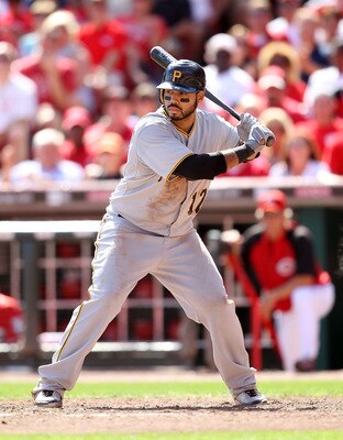 CINCINNATI - SEPTEMBER 12:  Pedro Alvarez #17 of the Pittsburgh Pirates is pictured during the game against the Cincinnati Reds at Great American Ballpark on September 12, 2010 in Cincinnati, Ohio.  (Photo by Andy Lyons/Getty Images)