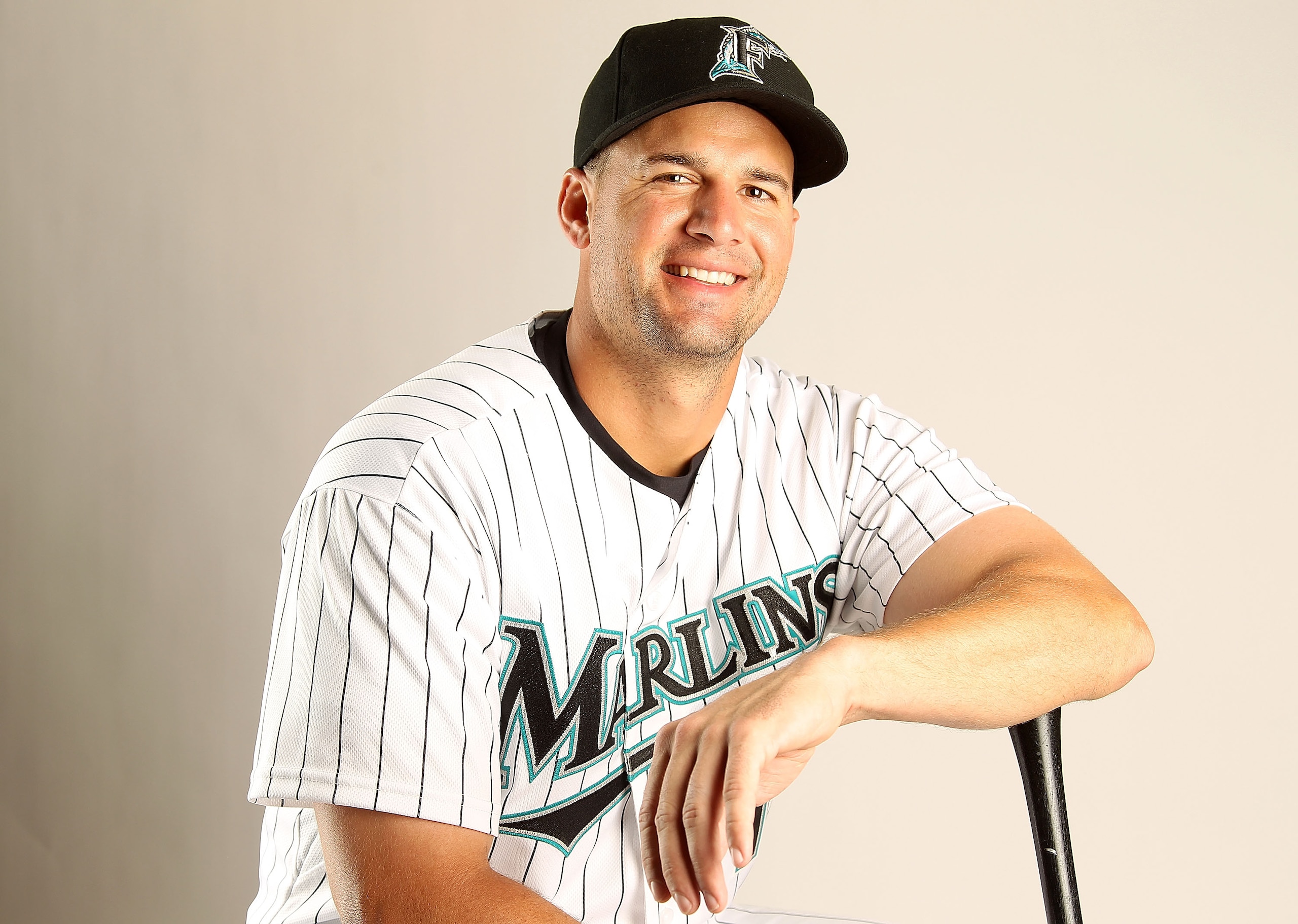 JUPITER, FL - FEBRUARY 23: Gaby Sanchez #15 of the Florida Marlins during Photo Day at Roger Dean Stadium on February 23, 2011 in Jupiter, Florida.  (Photo by Mike Ehrmann/Getty Images)