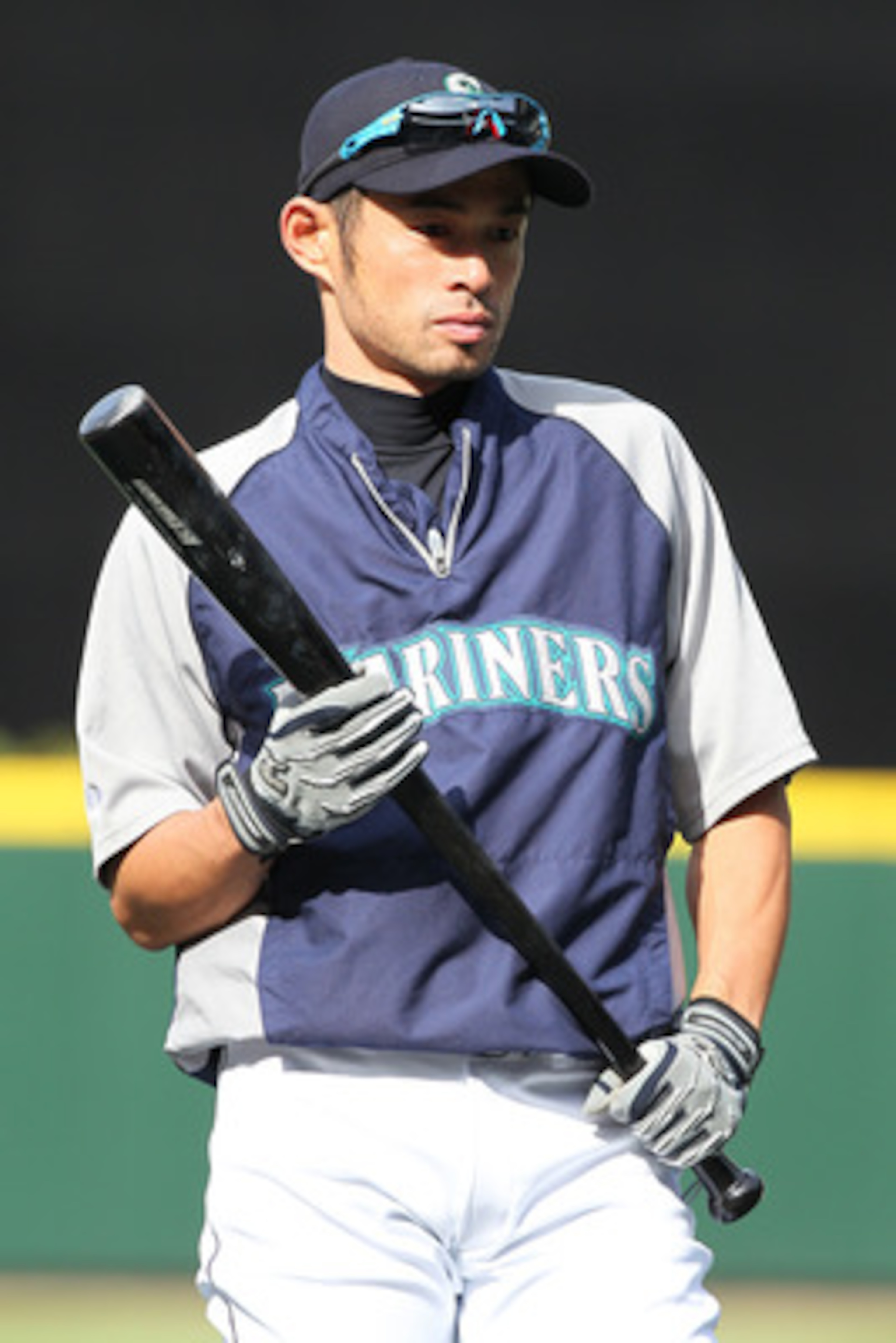 SEATTLE - MAY 04:  Ichiro Suzuki #51 of the Seattle Mariners looks on during batting practice prior to the game against the Texas Rangers at Safeco Field on May 4, 2011 in Seattle, Washington. (Photo by Otto Greule Jr/Getty Images)
