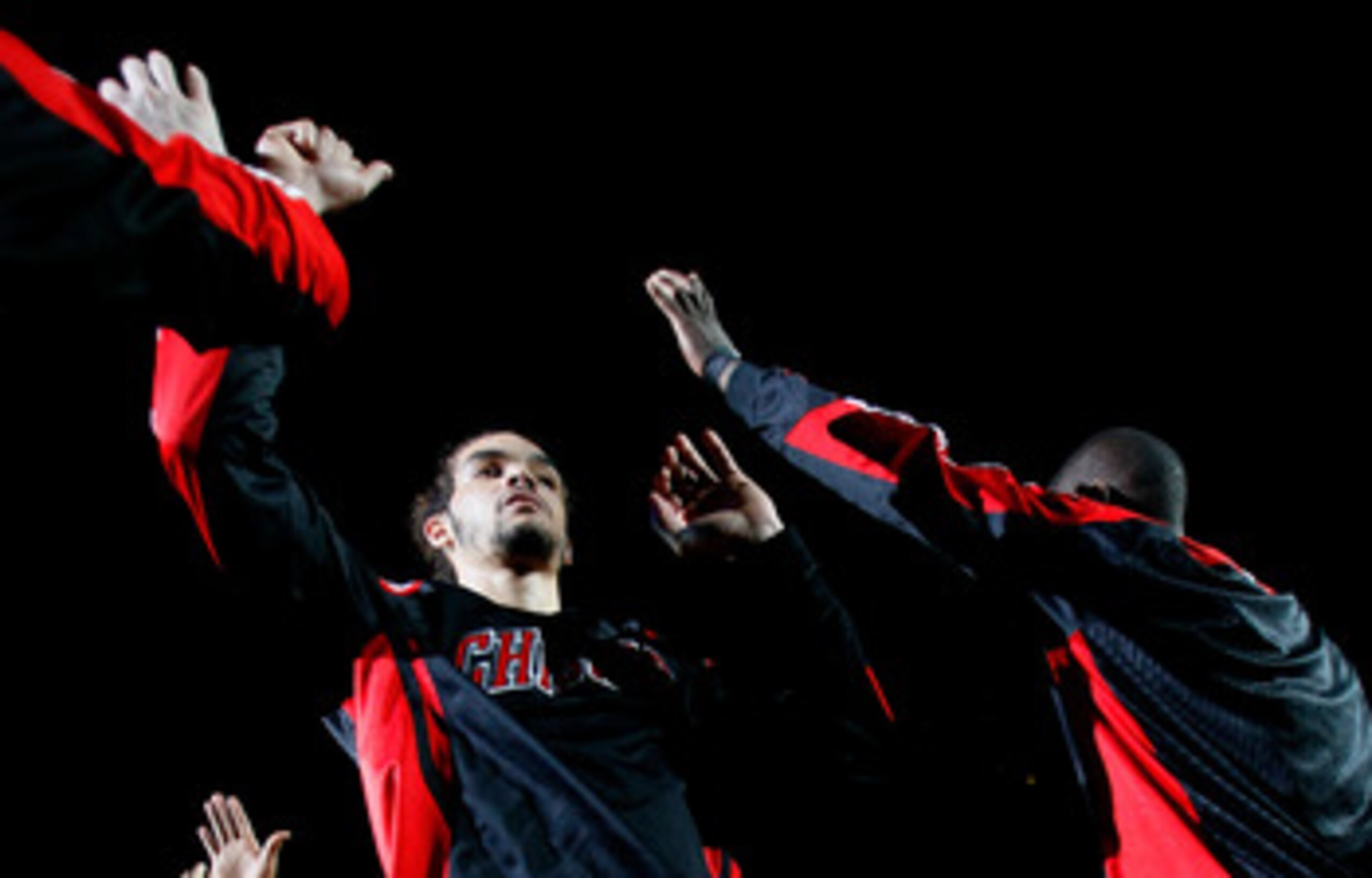 ATLANTA, GA - MAY 06:  Joakim Noah #13 of the Chicago Bulls walks on the court during introductions before facing the Atlanta Hawks in Game Three of the Eastern Conference Semifinals in the 2011 NBA Playoffs at Phillips Arena on May 6, 2011 in Atlanta, Ge