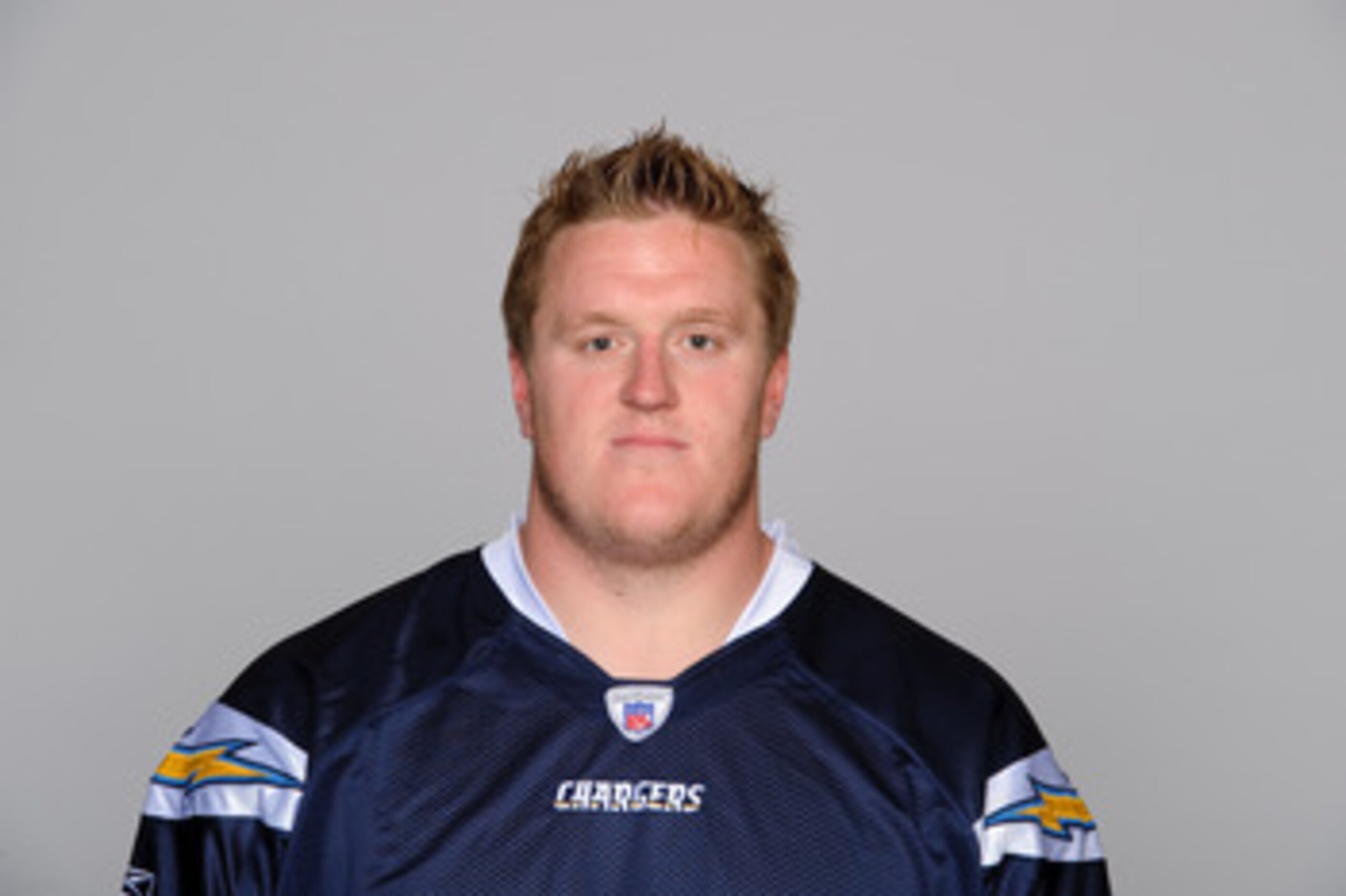 SAN DIEGO, CA - CIRCA 2010: In this handout image provided by the NFL, Jeromey Clary of the San Diego Chargers poses for his 2010 NFL headshot circa 2010 in San Diego, California. (Photo by NFL via Getty Images) SAN DIEGO, CA - CIRCA 2010: In this handout image provided by the NFL, Jeromey Clary of the San Diego Chargers poses for his 2010 NFL headshot circa 2010 in San Diego, California. (Photo by NFL via Getty Images)