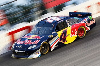 DARLINGTON, SC - MAY 07:  Kasey Kahne, driver of the #4 Red Bull Toyota, races during the NASCAR Sprint Cup Series SHOWTIME Southern 500 at Darlington Raceway on May 7, 2011 in Darlington, South Carolina.  (Photo by Geoff Burke/Getty Images for NASCAR)
