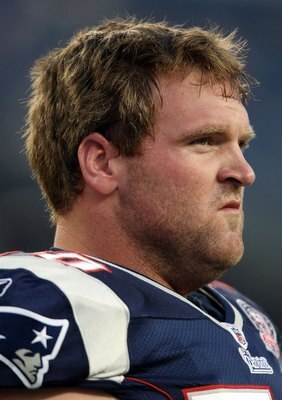 FOXBORO, MA - SEPTEMBER 03: Logan Mankins #70 of the New England Patriots looks on before the game against the New York Giants on September 3, 2009 at Gillette Stadium in Foxboro, Massachusetts. (Photo by Elsa/Getty Images) FOXBORO, MA - SEPTEMBER 03: Logan Mankins #70 of the New England Patriots looks on before the game against the New York Giants on September 3, 2009 at Gillette Stadium in Foxboro, Massachusetts. (Photo by Elsa/Getty Images)
