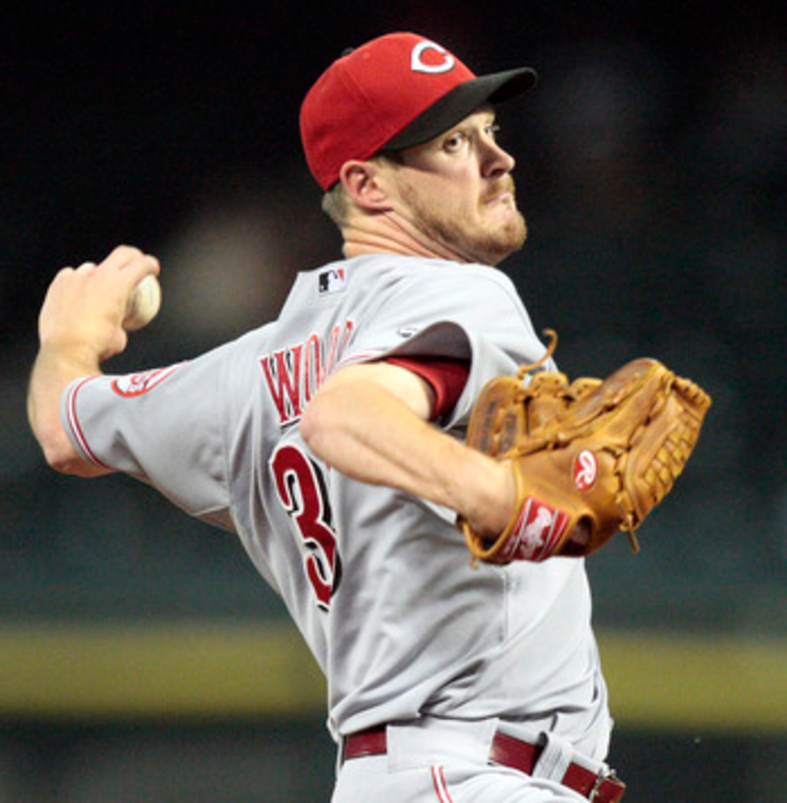 HOUSTON - MAY 09:  Pitcher Travis Wood #30 of the Cincinnati Reds throws against the Houston Astros at Minute Maid Park on May 9, 2011 in Houston, Texas.  (Photo by Bob Levey/Getty Images)