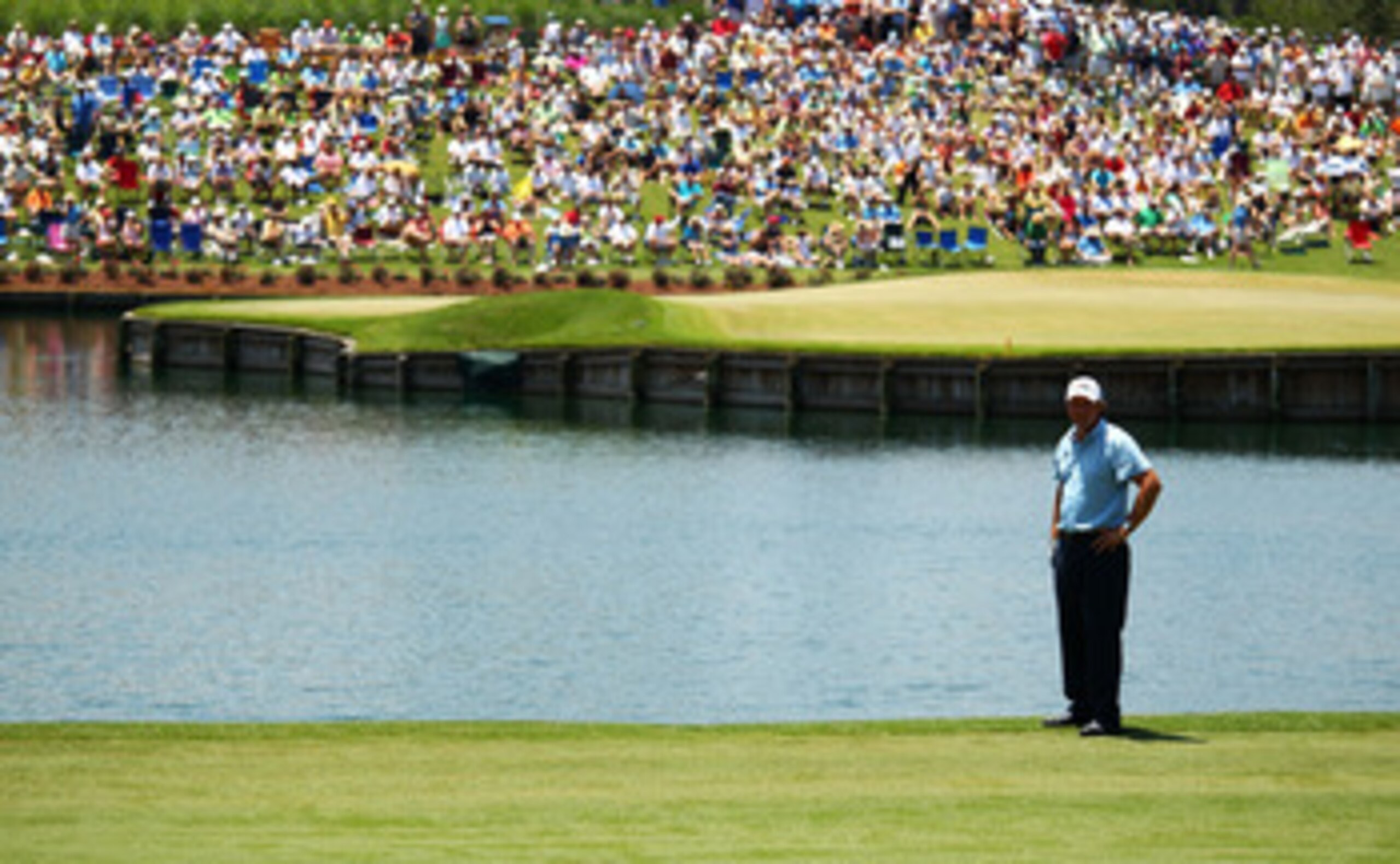 PONTE VEDRA BEACH, FL - MAY 08:  Phil Mickelson waits on the 16th fairway during the third round of THE PLAYERS Championship held at THE PLAYERS Stadium course at TPC Sawgrass on May 8, 2010 in Ponte Vedra Beach, Florida.  (Photo by Richard Heathcote/Gett