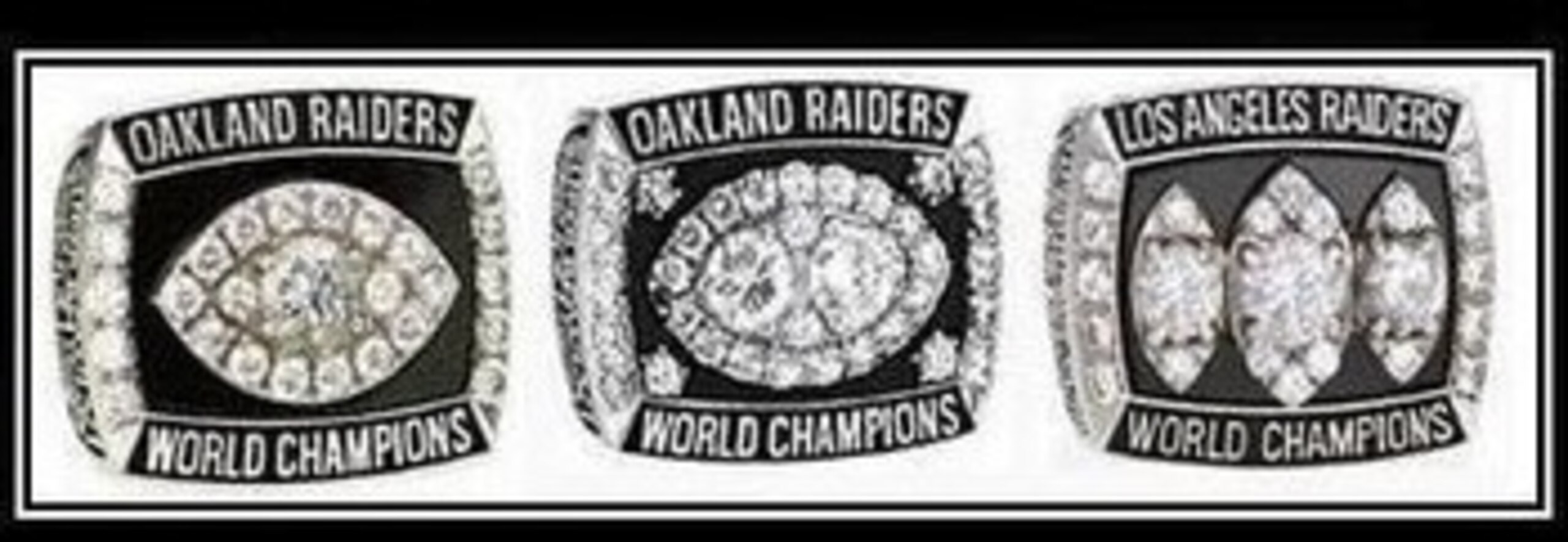 There is still work to be done if the Raiders want to add to this collection.