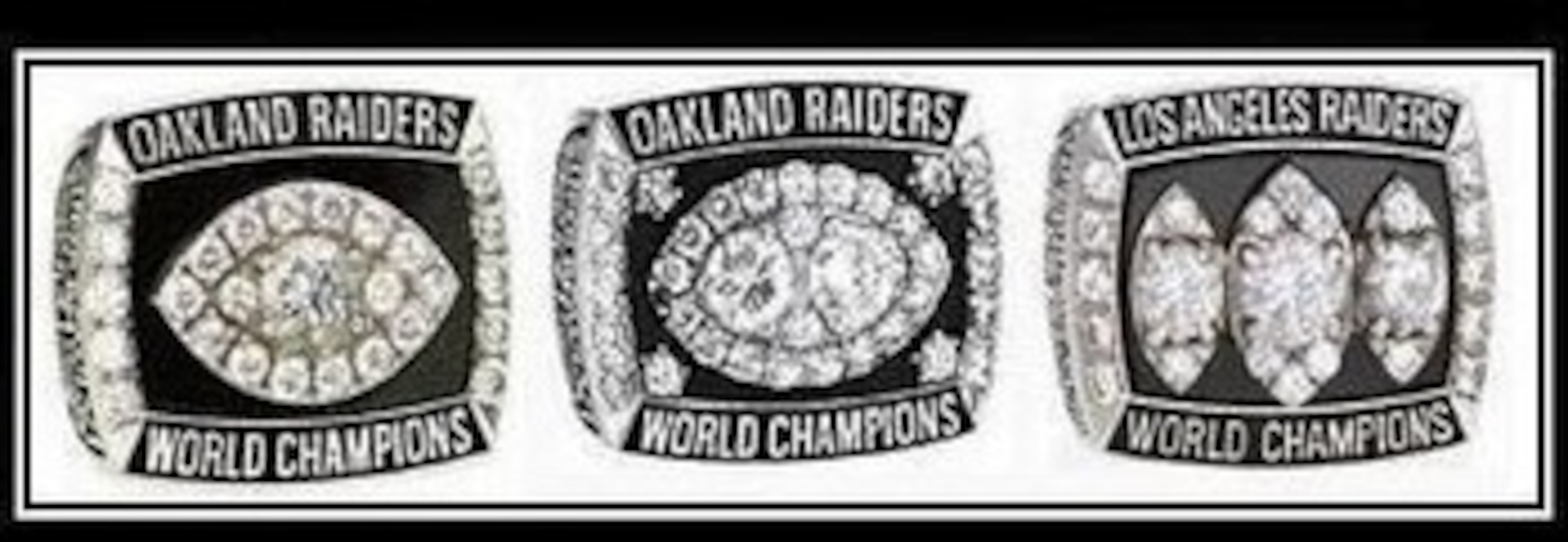 There is still work to be done if the Raiders want to add to this collection. There is still work to be done if the Raiders want to add to this collection.