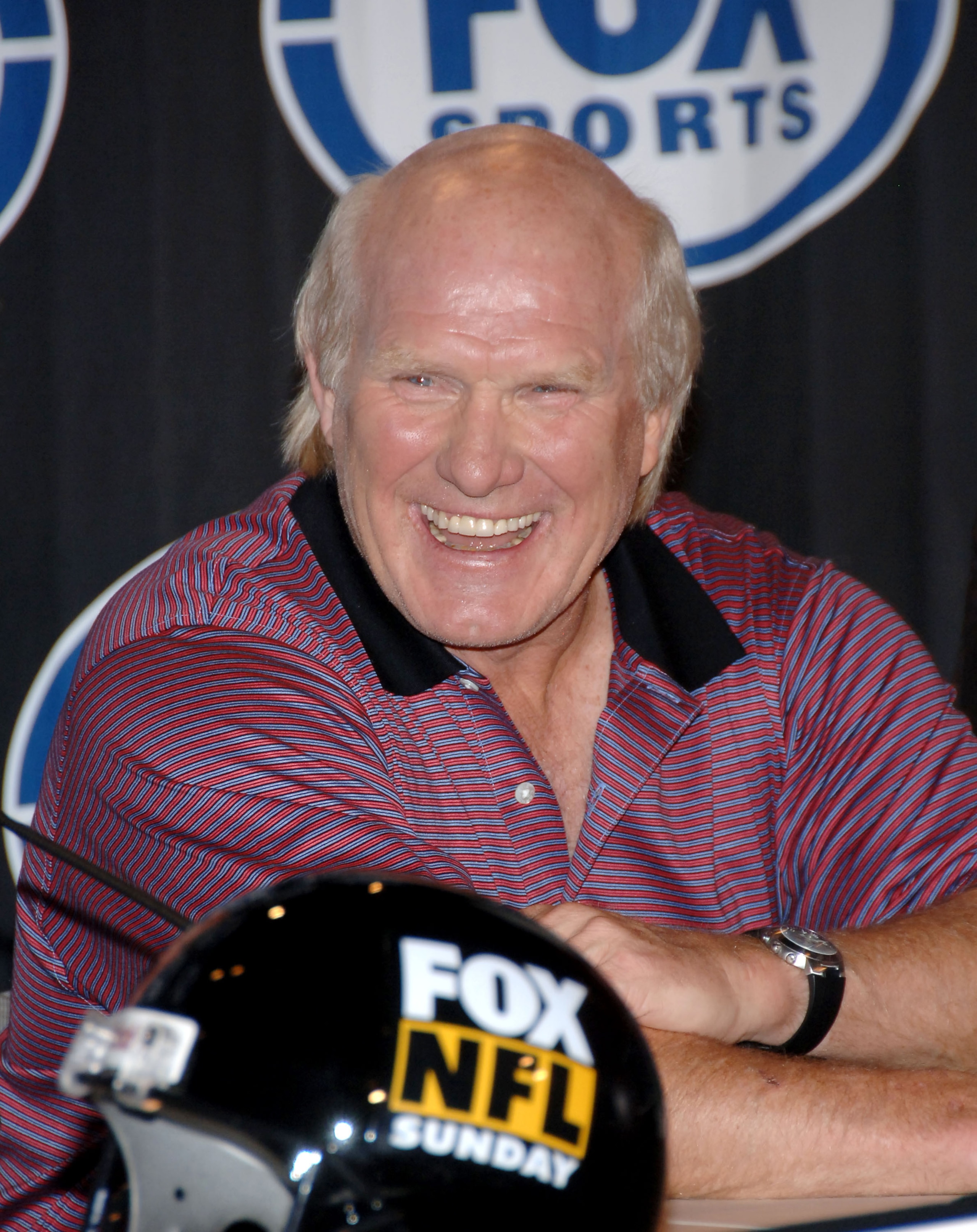 Terry Bradshaw during a press conference to announce the new Fox football broadcasting team for Fox Sports at the News Corp. Building in New York City, New York on Monday, August 14, 2006. (Photo by Jamie McCarthy/NFL for Fox Sports)