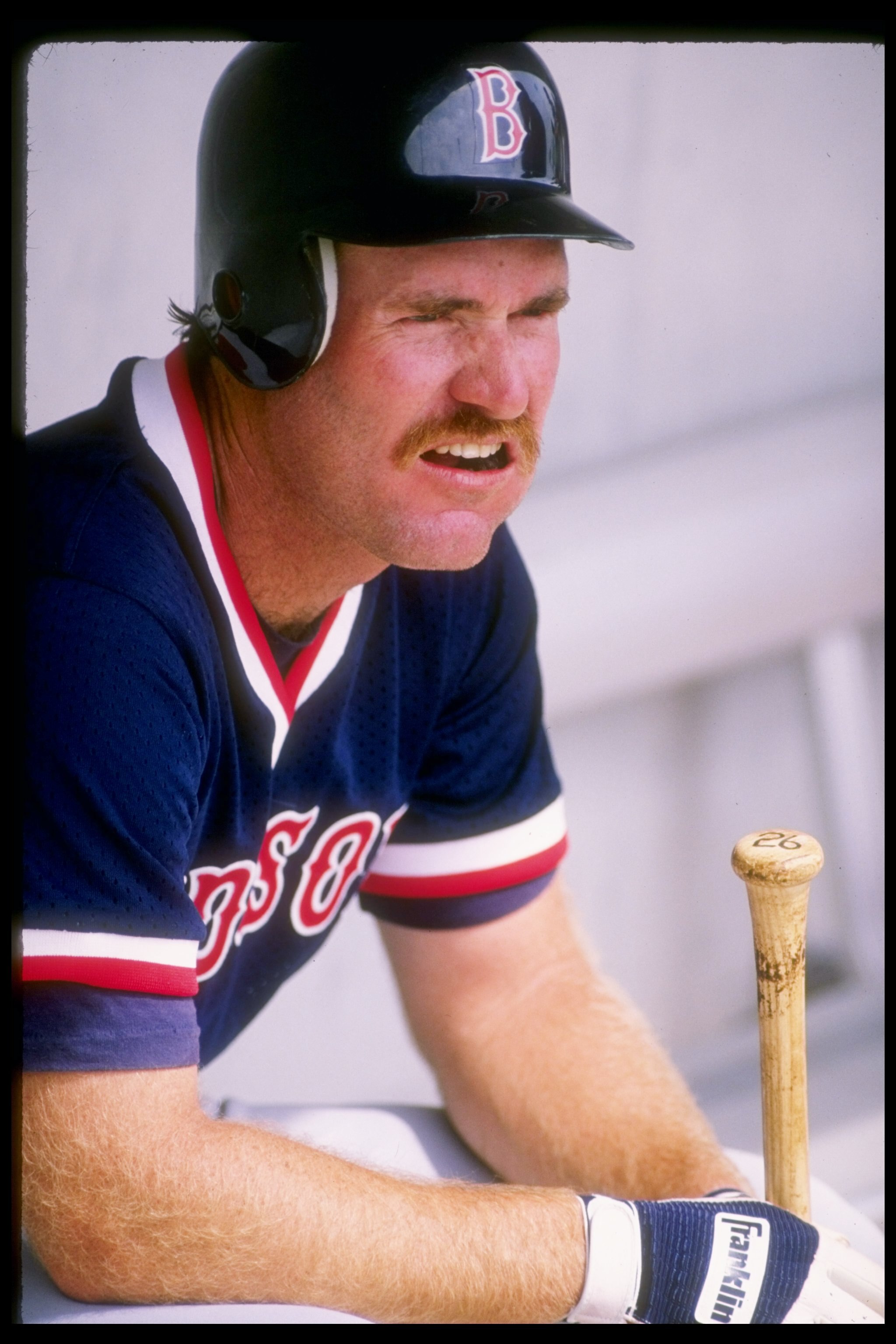 1989:  Third baseman Wade Boggs of the Boston Red Sox looks on. Mandatory Credit: Jonathan Daniel  /Allsport