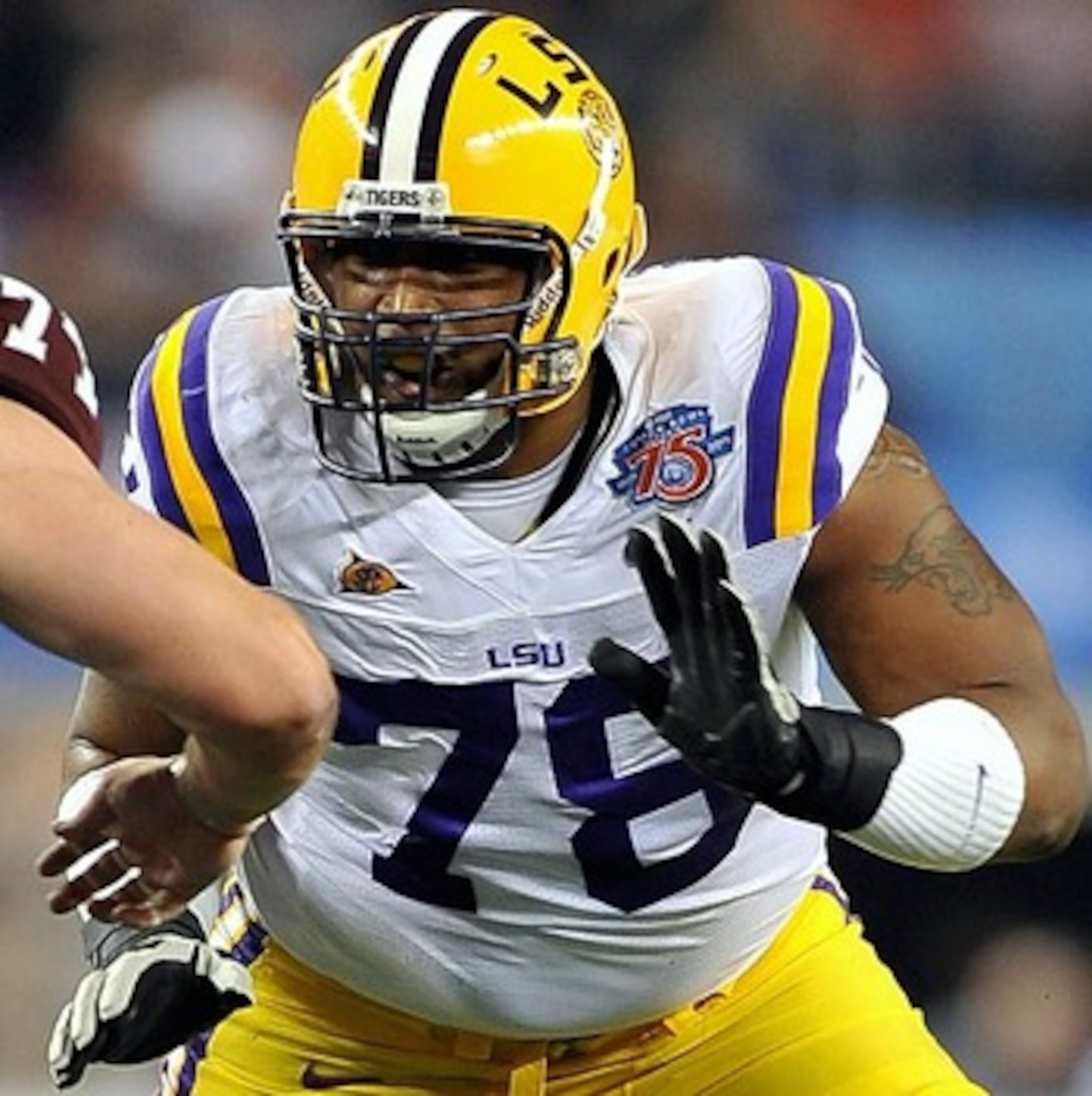 Joseph Barksdale is a big physical tackle that, if he doesn't start, will provide great depth. Joseph Barksdale is a big physical tackle that, if he doesn't start, will provide great depth.