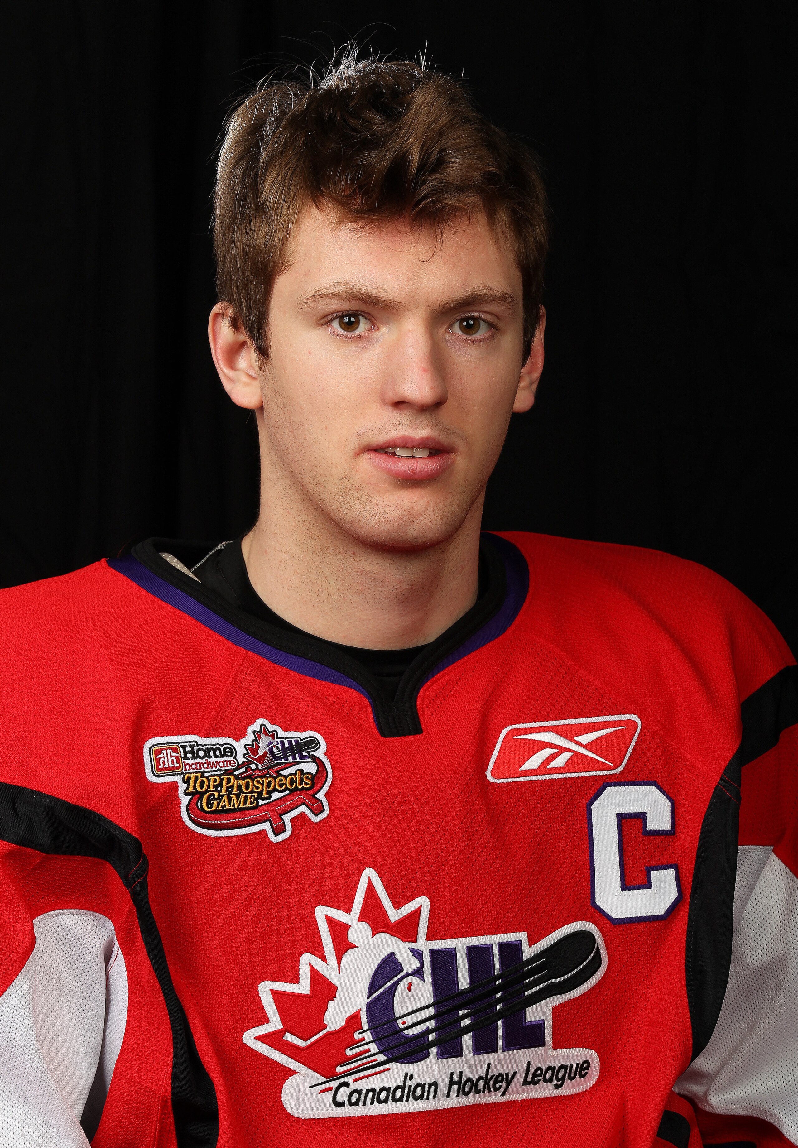 TORONTO, CAN - JANUARY 19:  Sean Couturier #7 of Team Cherry poses for a Head Shot prior to skating in the 2011 Home Hardware Top Prospects game on January 19, 2011 at the Air Canada Centre in Toronto, Canada. (Photo by Claus Andersen/Getty Images)