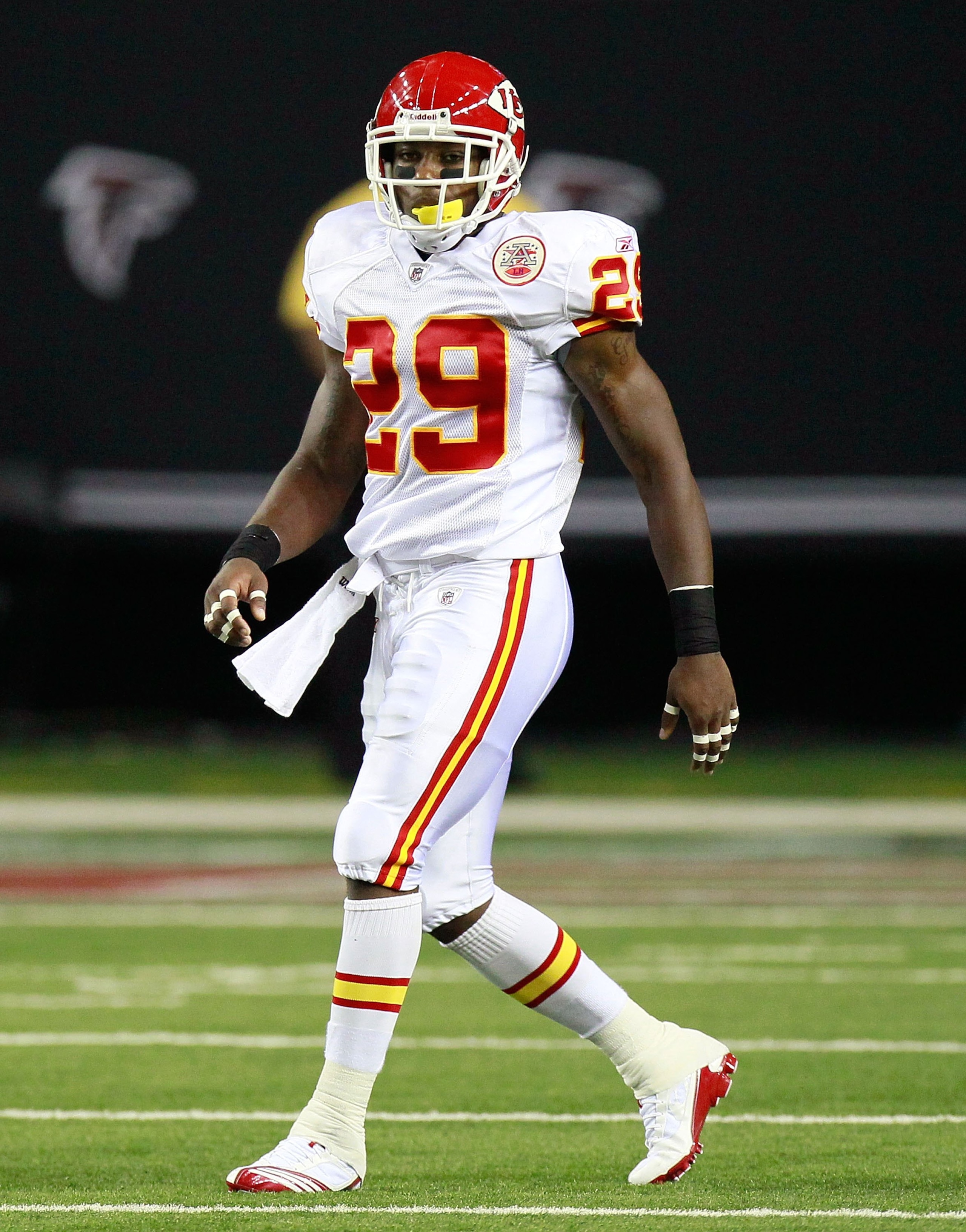 ATLANTA - AUGUST 13: Eric Berry #29 of the Kansas City Chiefs against the Atlanta Falcons at Georgia Dome on August 13, 2010 in Atlanta, Georgia. (Photo by Kevin C. Cox/Getty Images) ATLANTA - AUGUST 13: Eric Berry #29 of the Kansas City Chiefs against the Atlanta Falcons at Georgia Dome on August 13, 2010 in Atlanta, Georgia. (Photo by Kevin C. Cox/Getty Images)