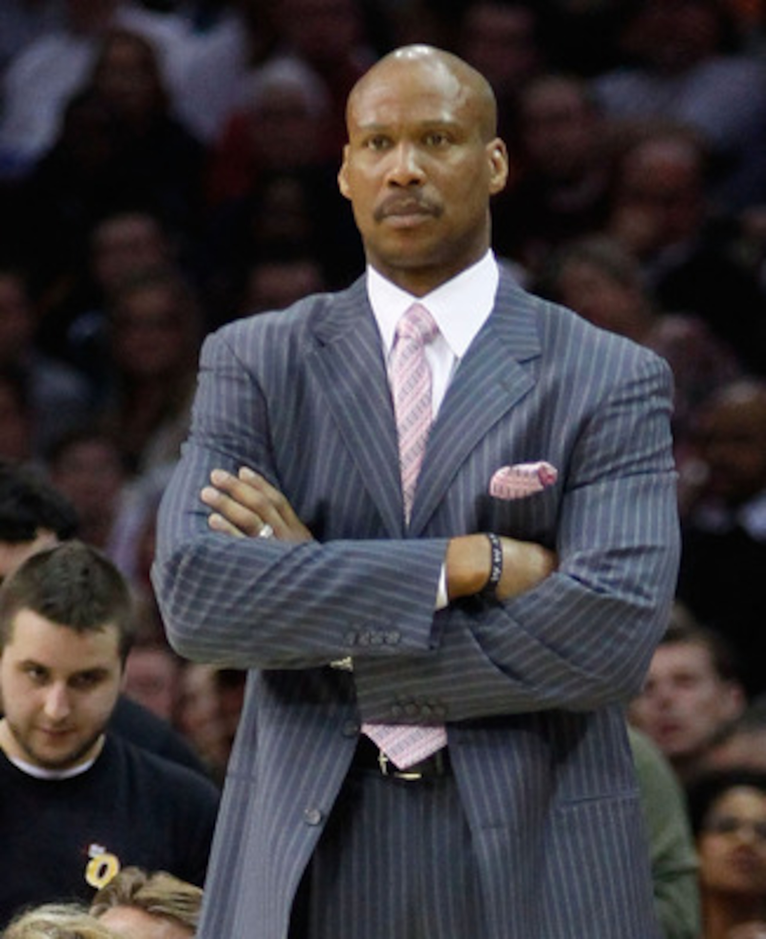 CLEVELAND - MARCH 29: Head coach Byron Scott of the Cleveland Cavaliers watches his team play during the game against the Miami Heat on March 29, 2011 at Quicken Loans Arena in Cleveland, Ohio. NOTE TO USER: User expressly acknowledges and agrees that, by