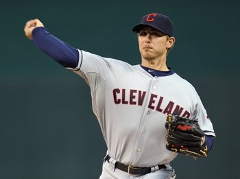KANSAS CITY, MO - APRIL 21:  Starting pitcher Josh Tomlin #43 of the Cleveland Indians in action during the game against the Kansas City Royals on April 21, 2011 at Kauffman Stadium in Kansas City, Missouri.  (Photo by Jamie Squire/Getty Images)